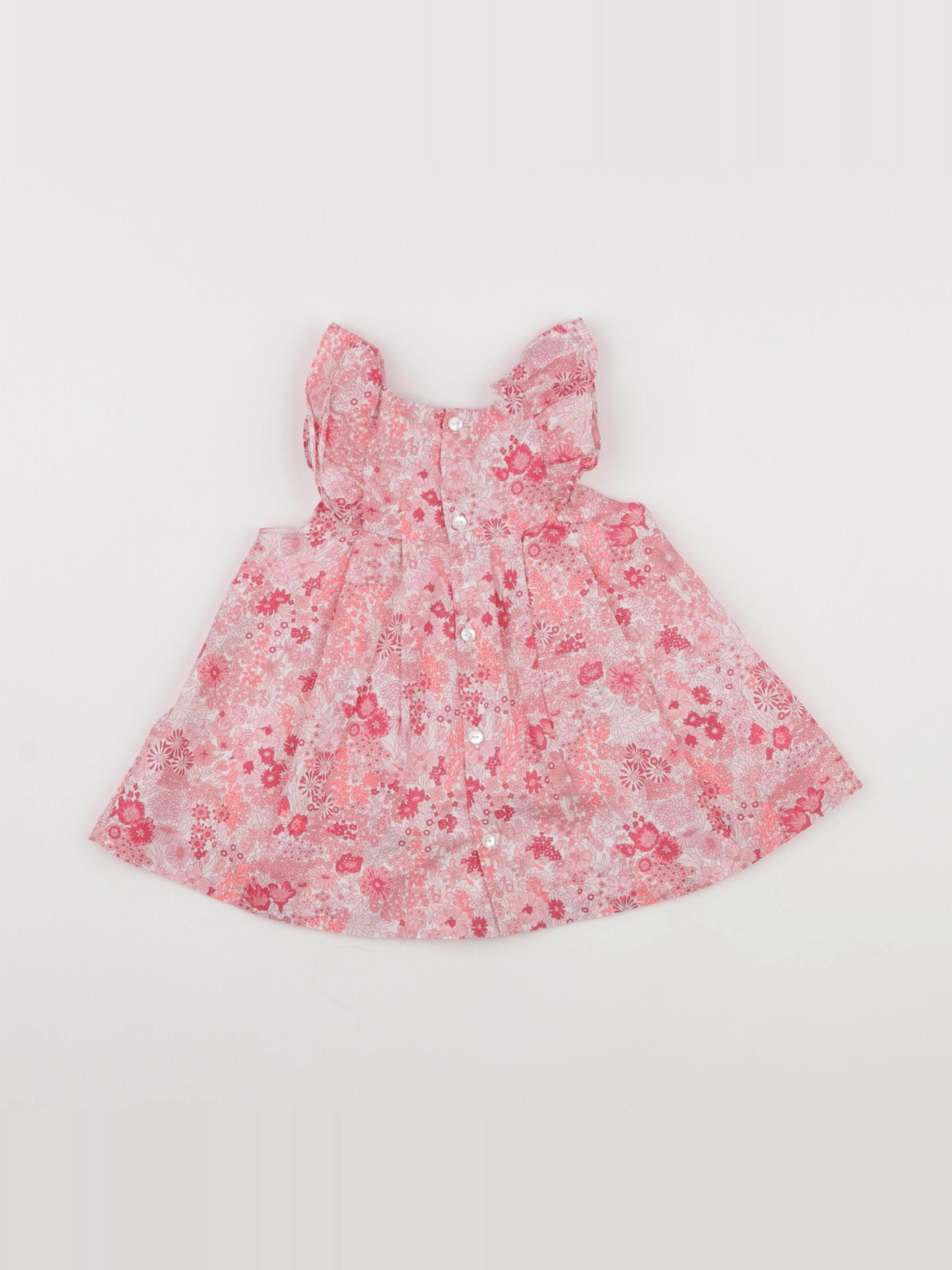 Jacadi - robe liberty rose - 6 mois