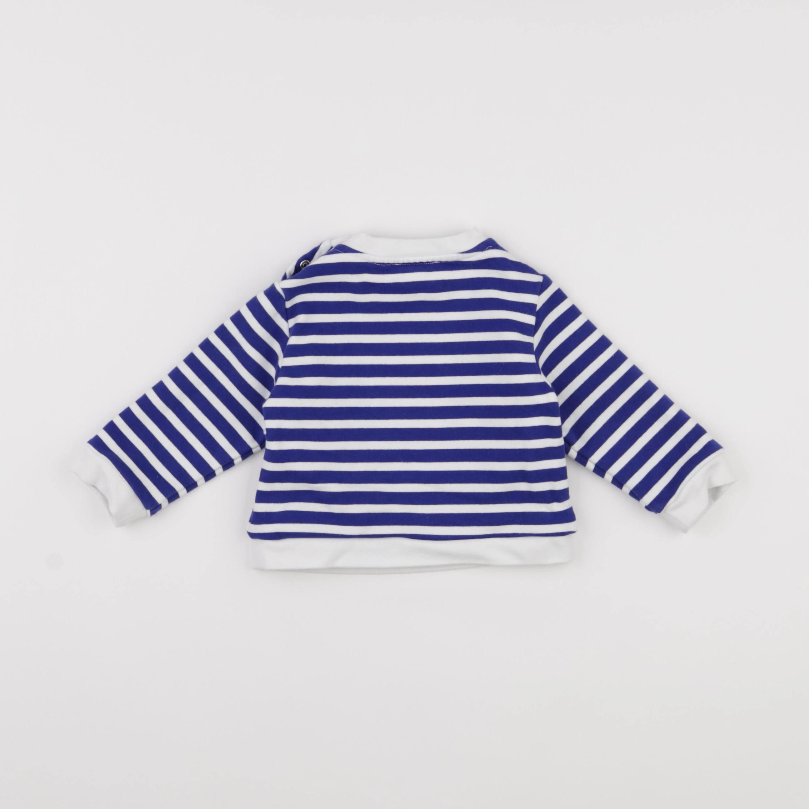 Jacadi - sweat bleu - 12 mois