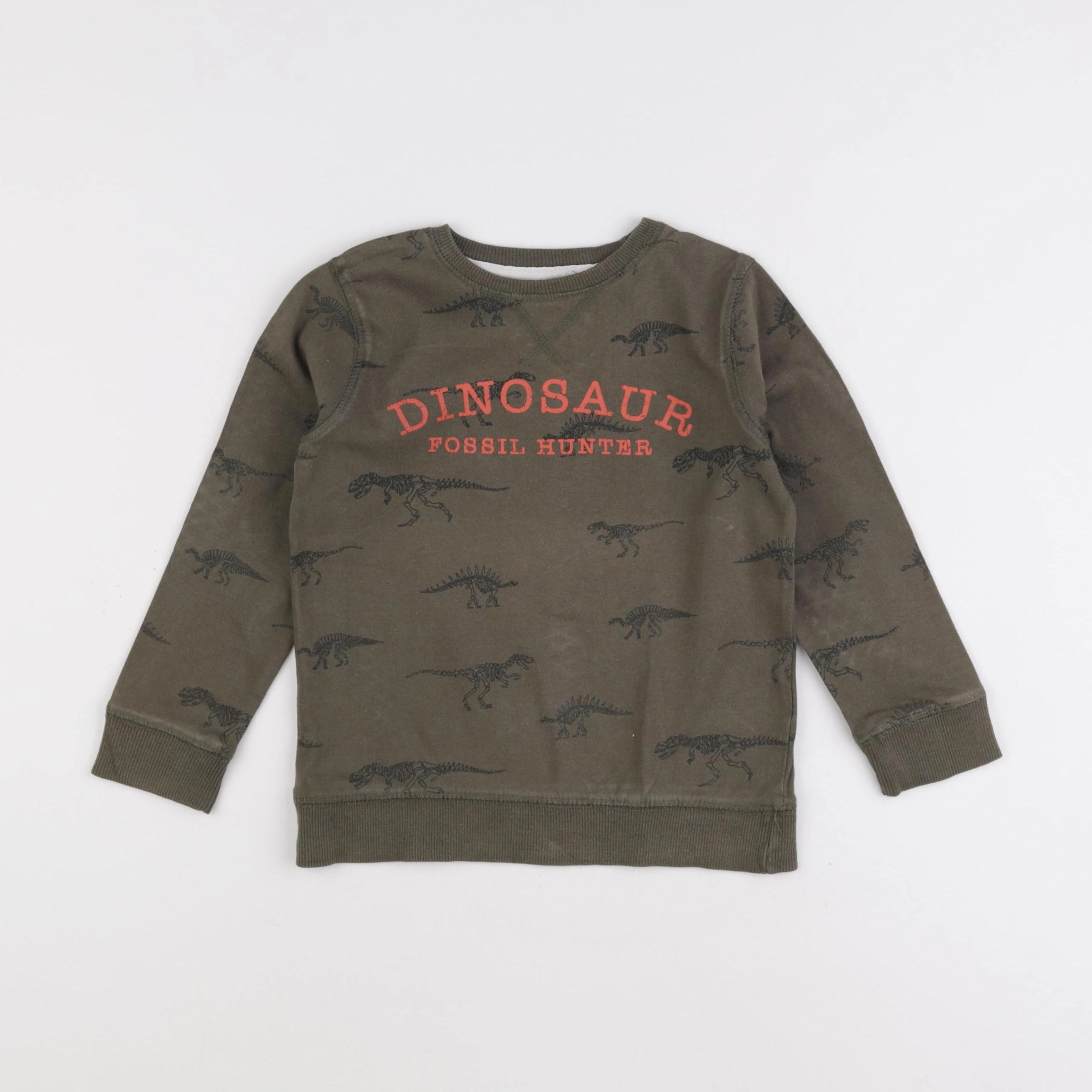 Vertbaudet - sweat vert - 6 ans