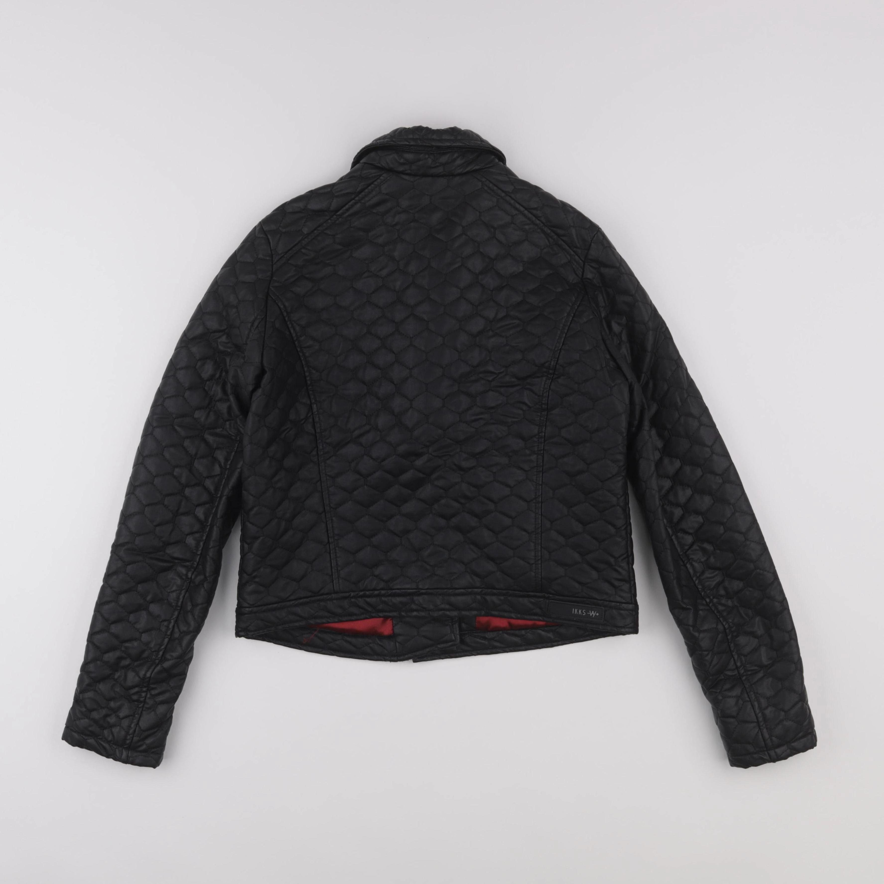 IKKS - veste simili cuir noir - 14 ans