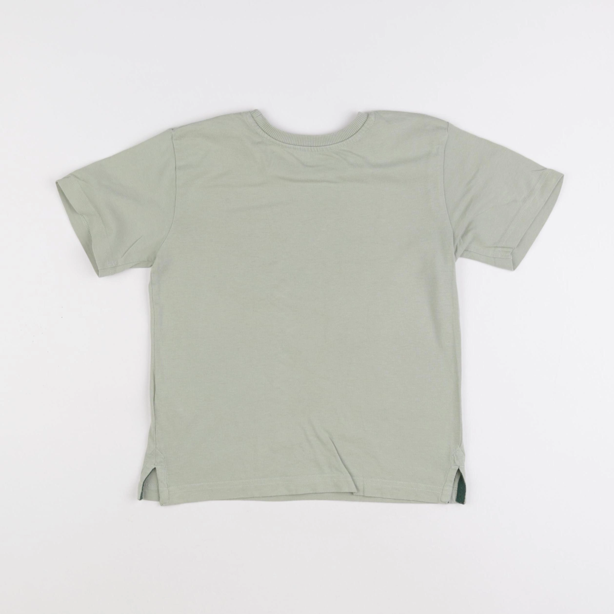 Vertbaudet - tee-shirt vert - 6 ans
