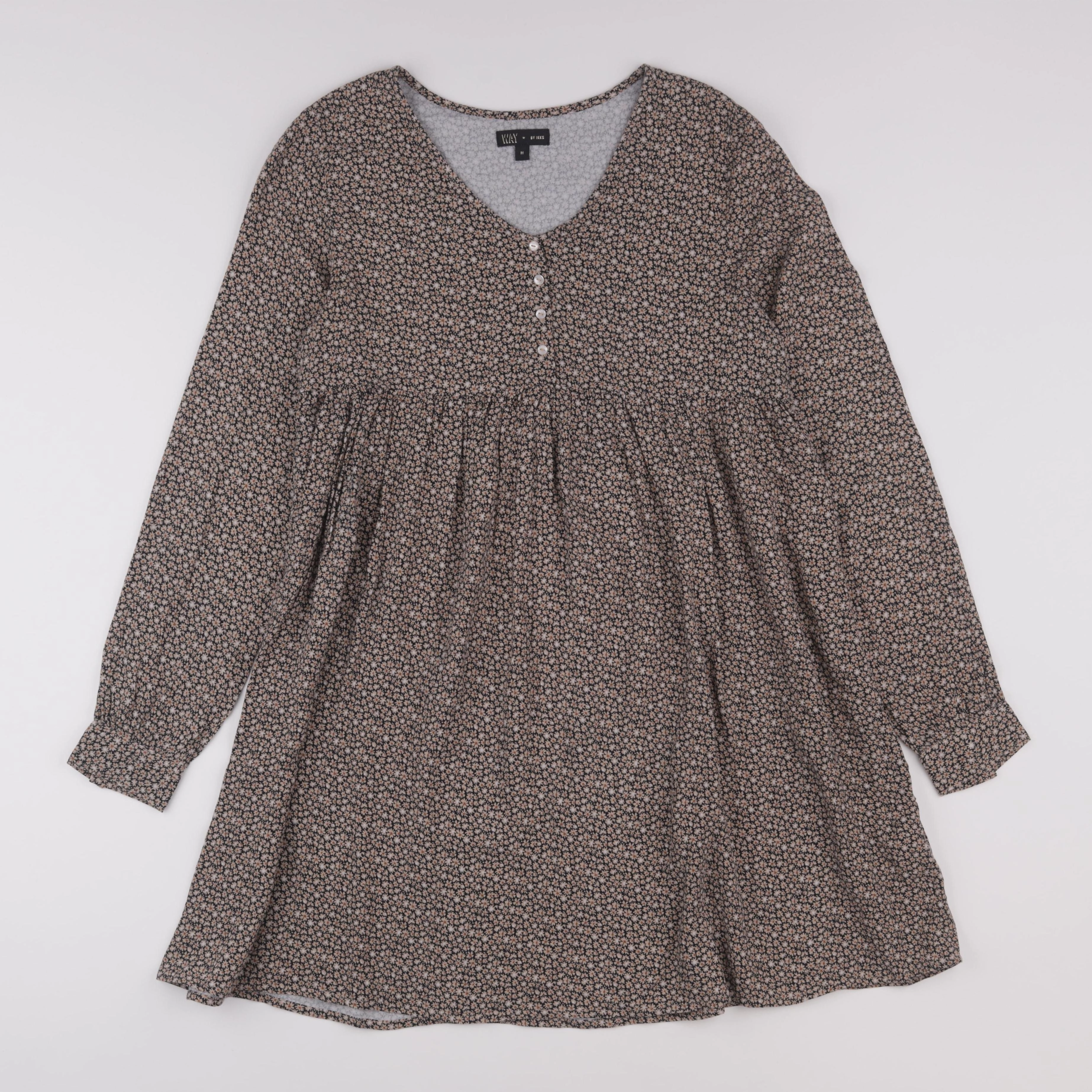 IKKS - robe marron - 16 ans