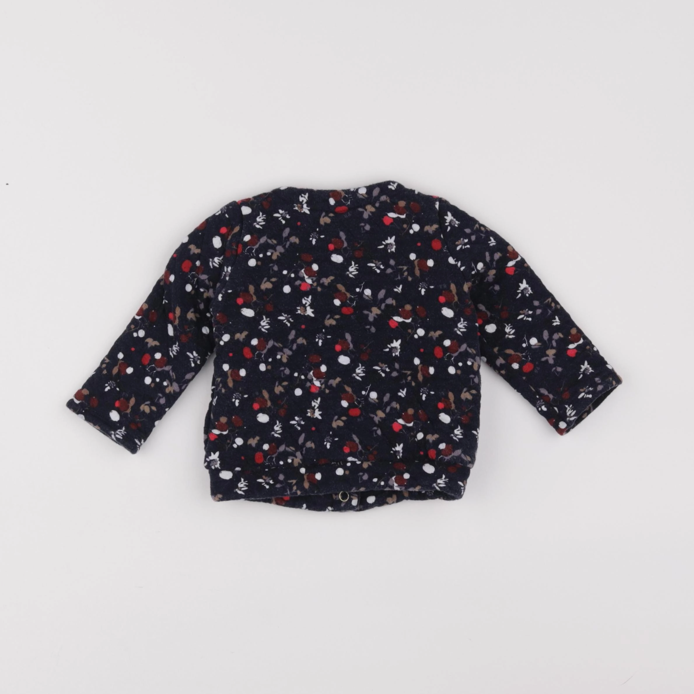Petit Bateau - veste bleu - 12 mois