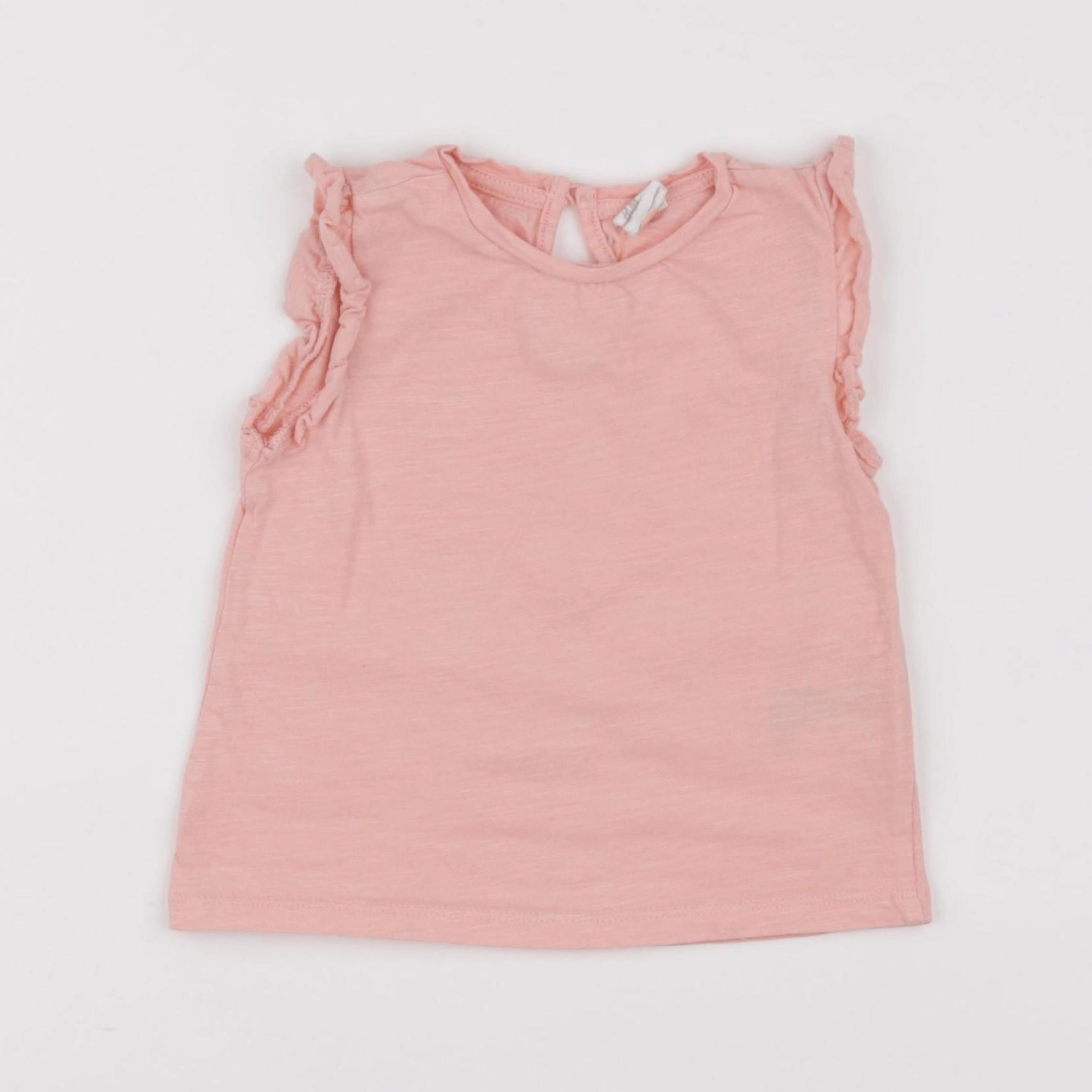 H&M - tee-shirt rose - 6/9 mois