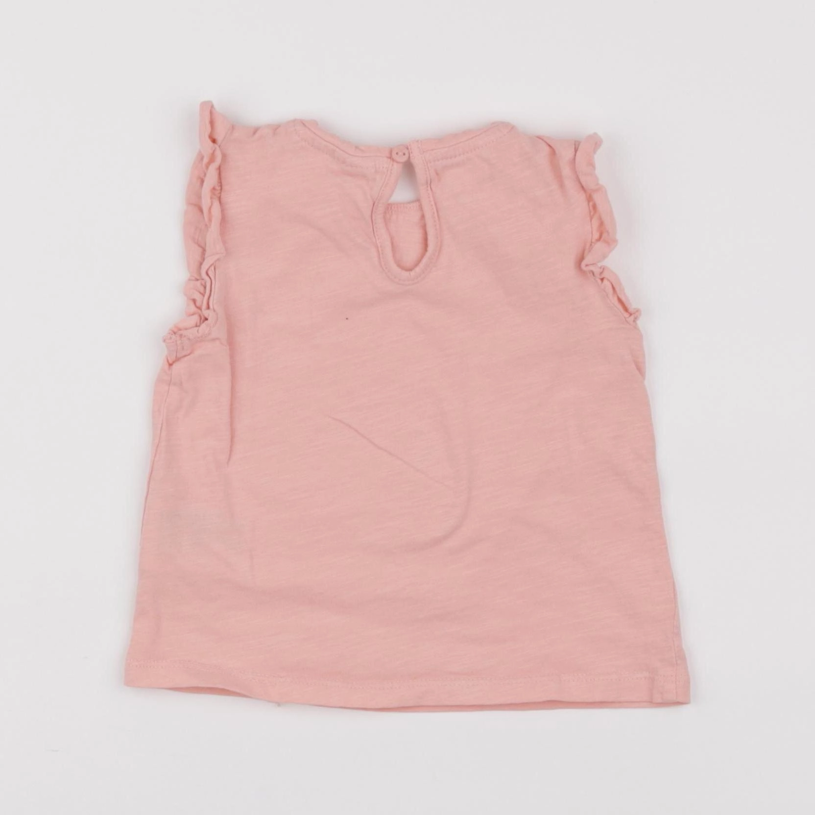 H&M - tee-shirt rose - 6/9 mois