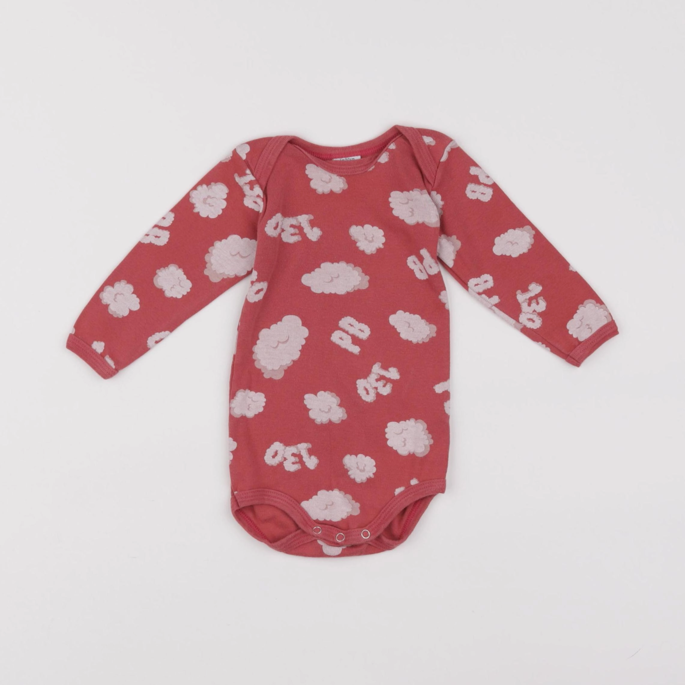 Petit Bateau - body rose - 6 mois