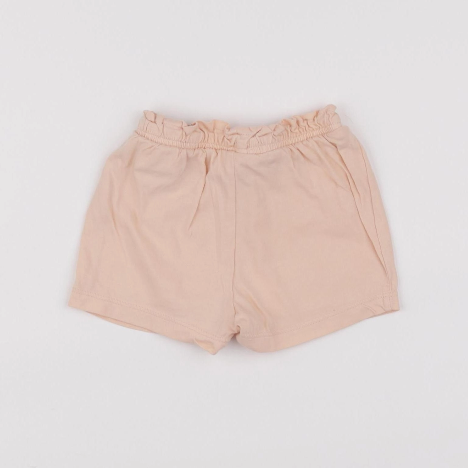 H&M - short orange - 3/6 mois