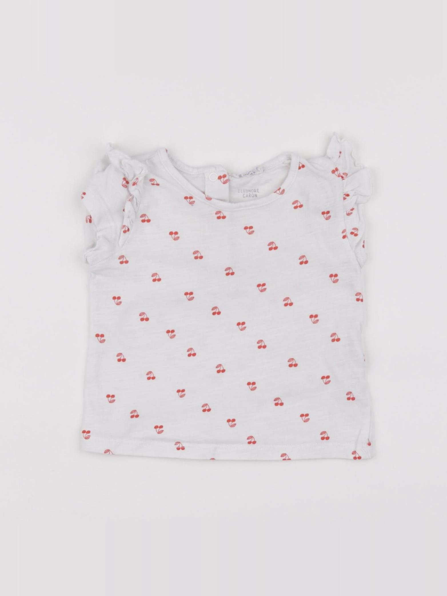 Boutchou - tee-shirt blanc - 9 mois