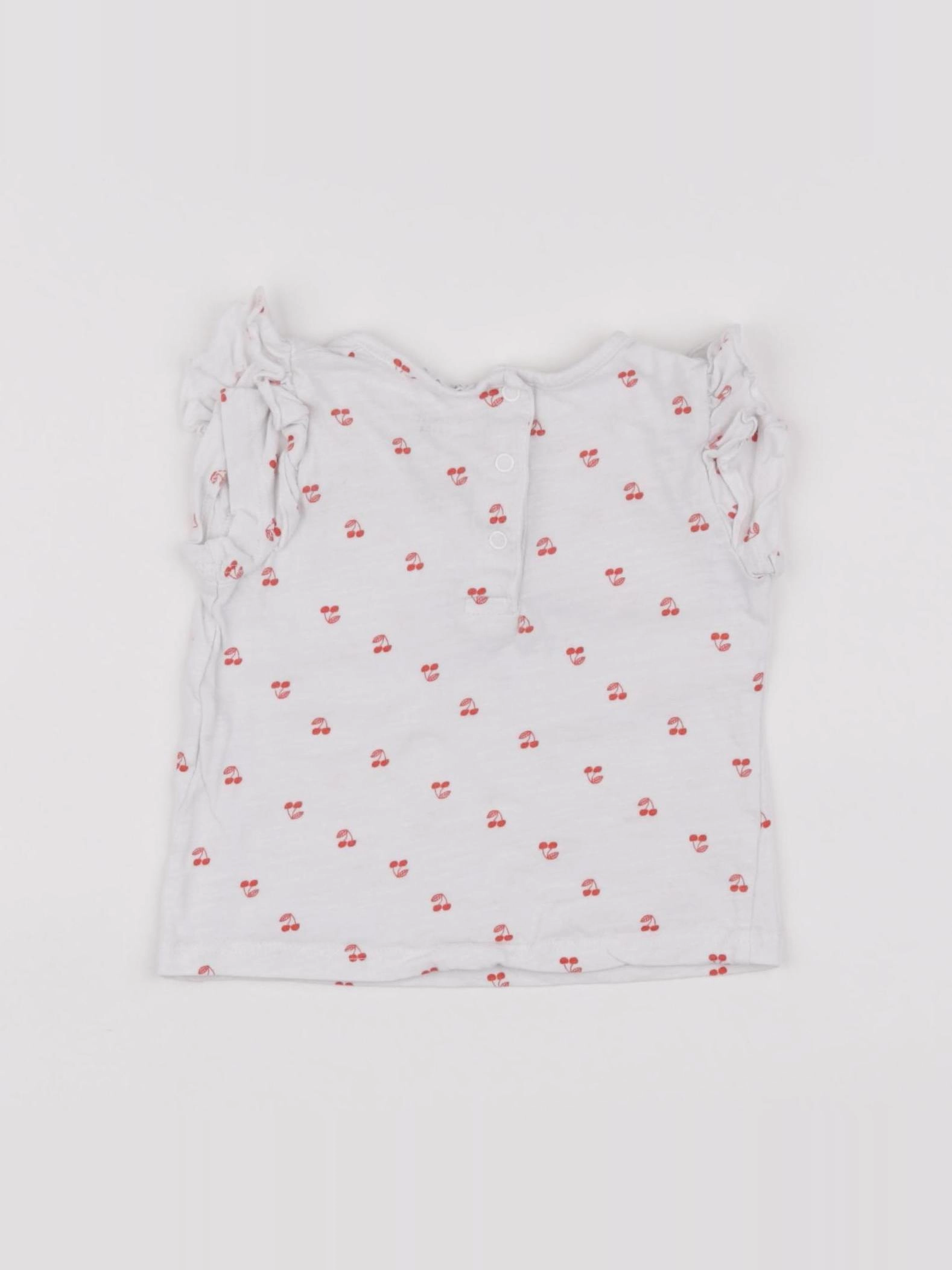 Boutchou - tee-shirt blanc - 9 mois