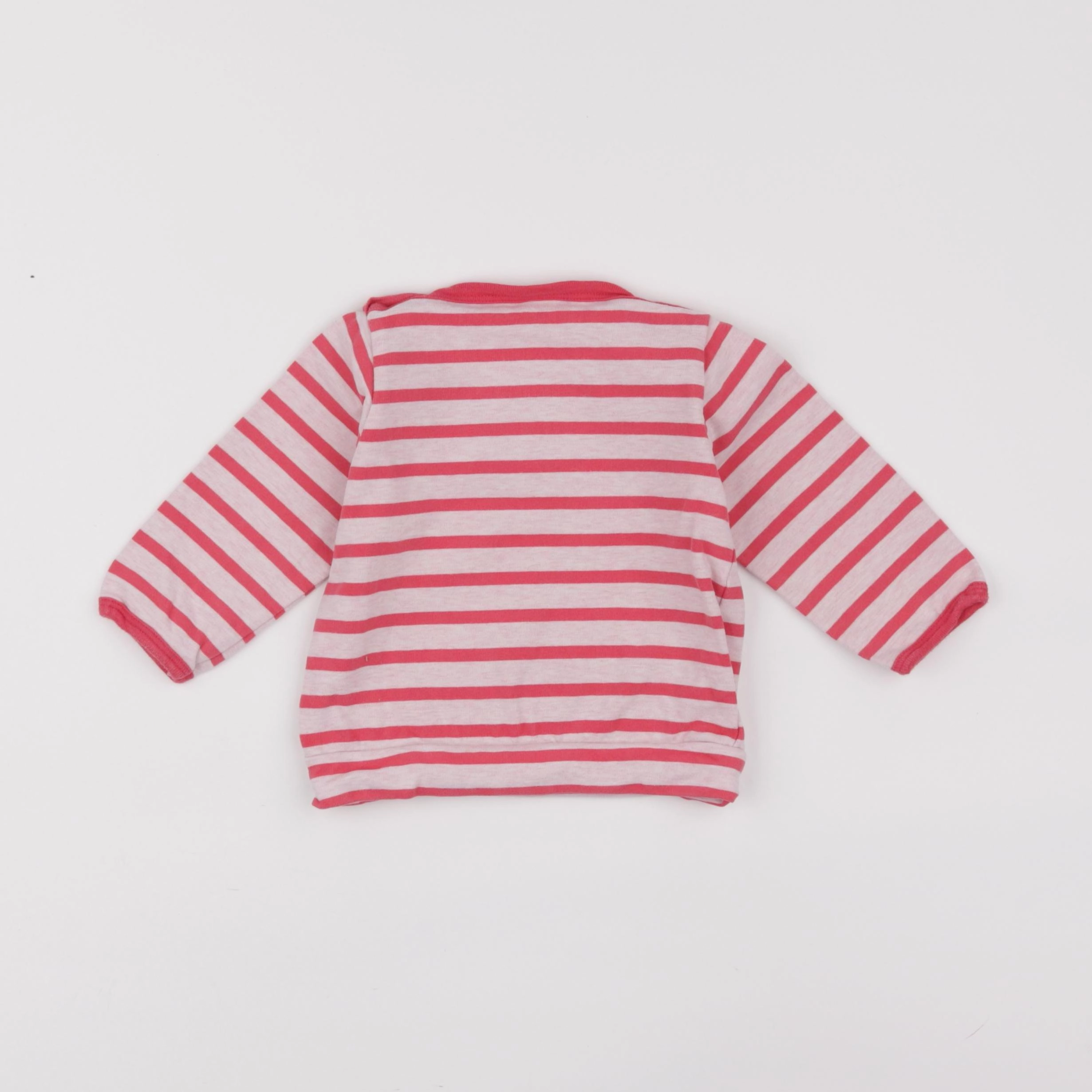 Petit Bateau - sweat rose - 12 mois