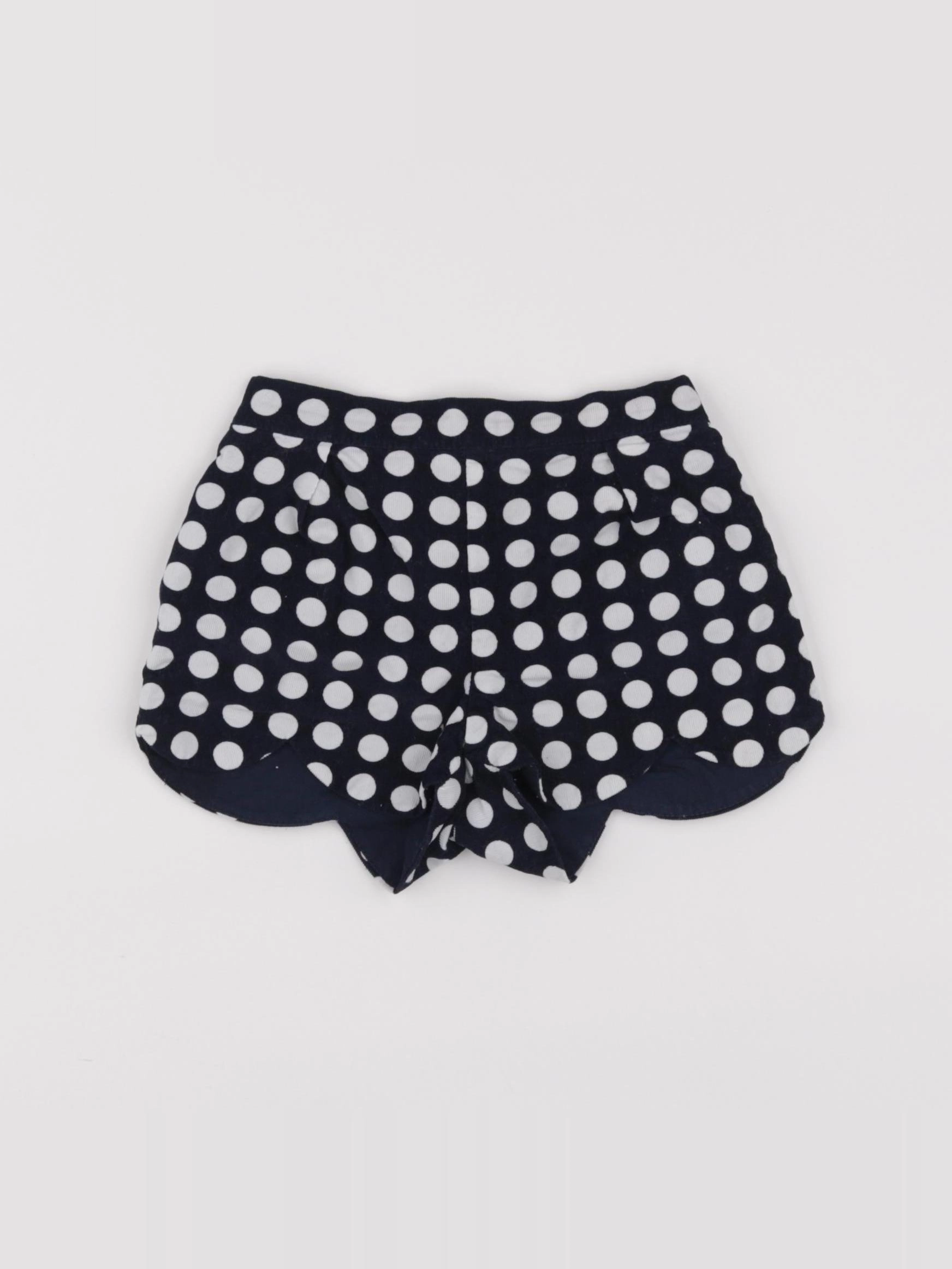 Jacadi - short bleu, blanc - 18 mois