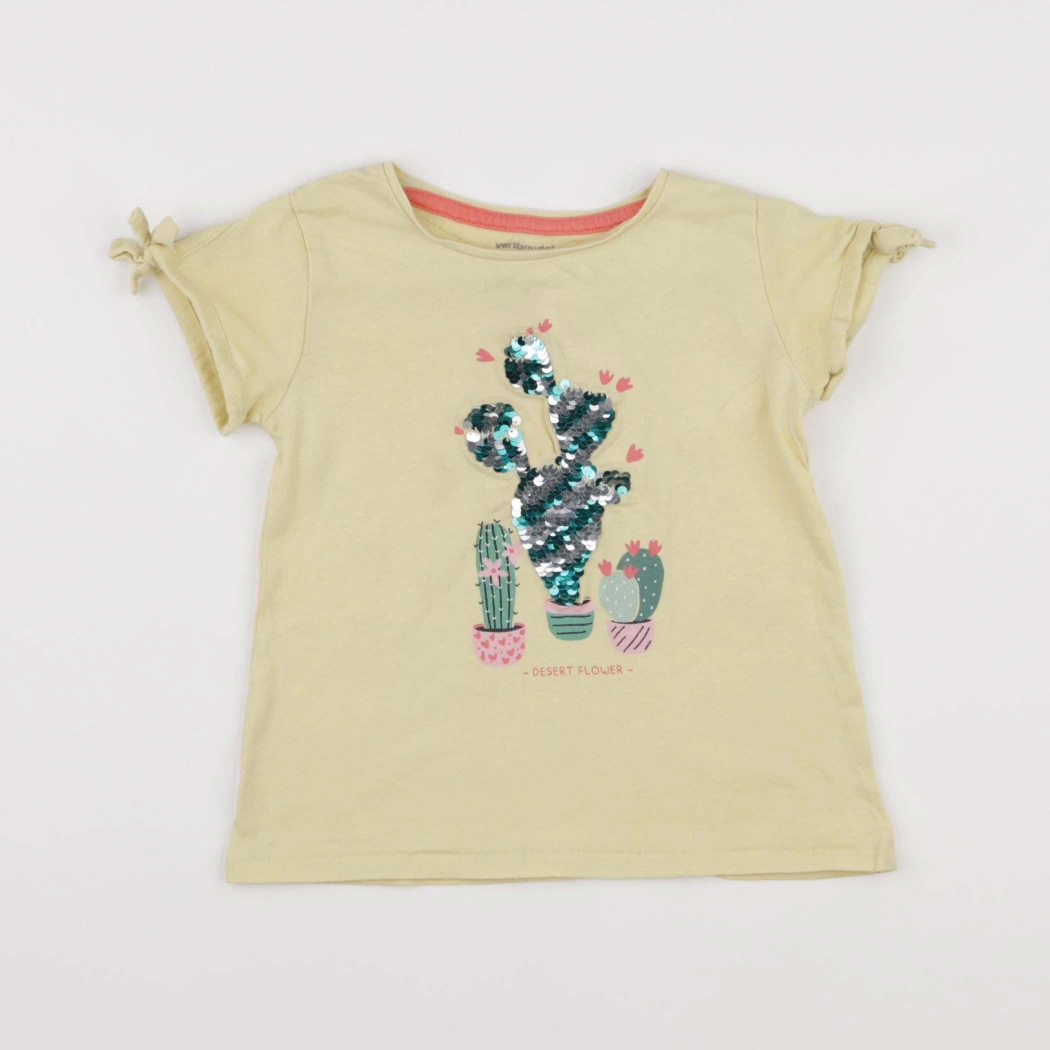 Vertbaudet - tee-shirt jaune - 3 ans