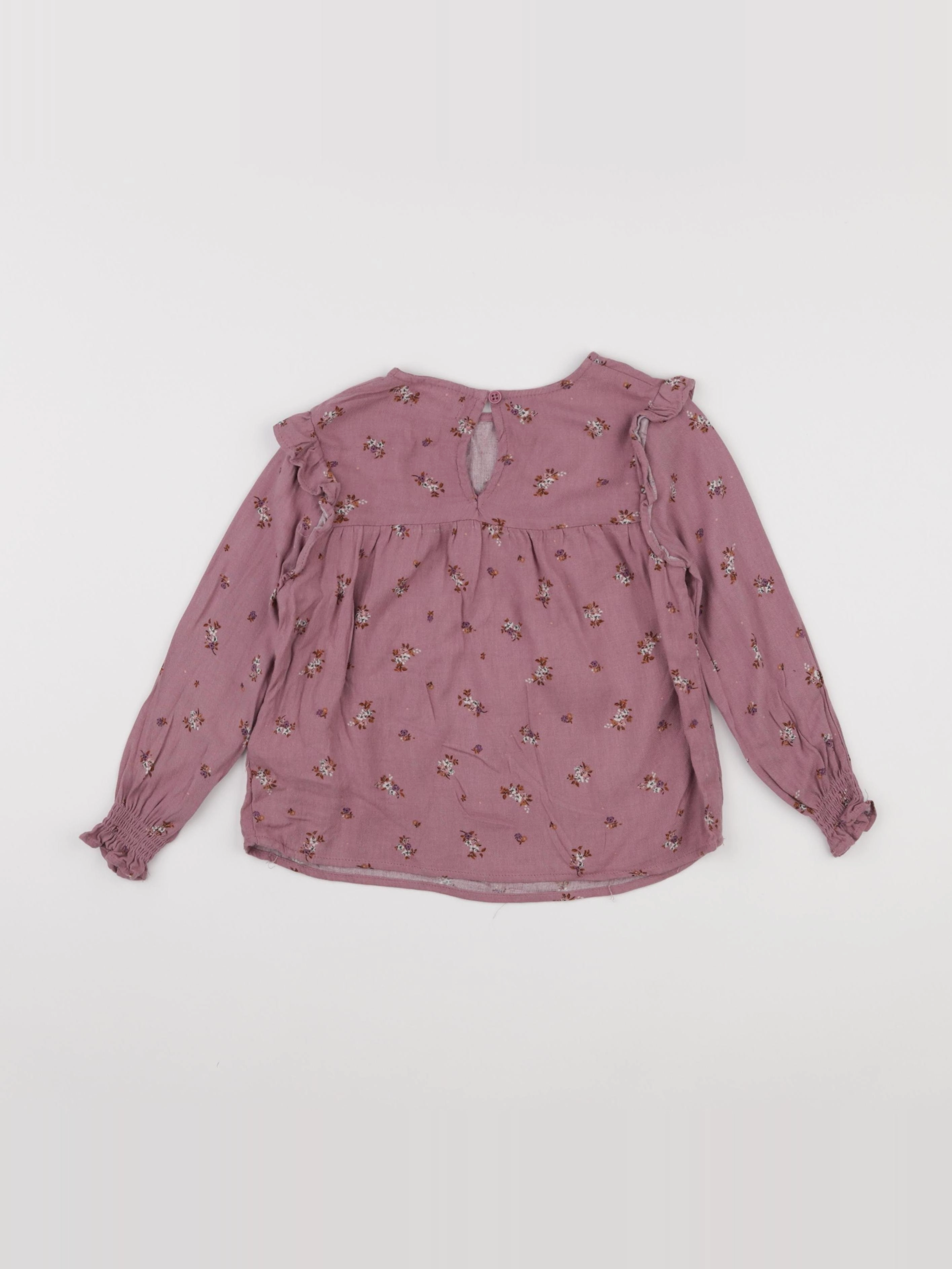 Vertbaudet - blouse violet - 4 ans