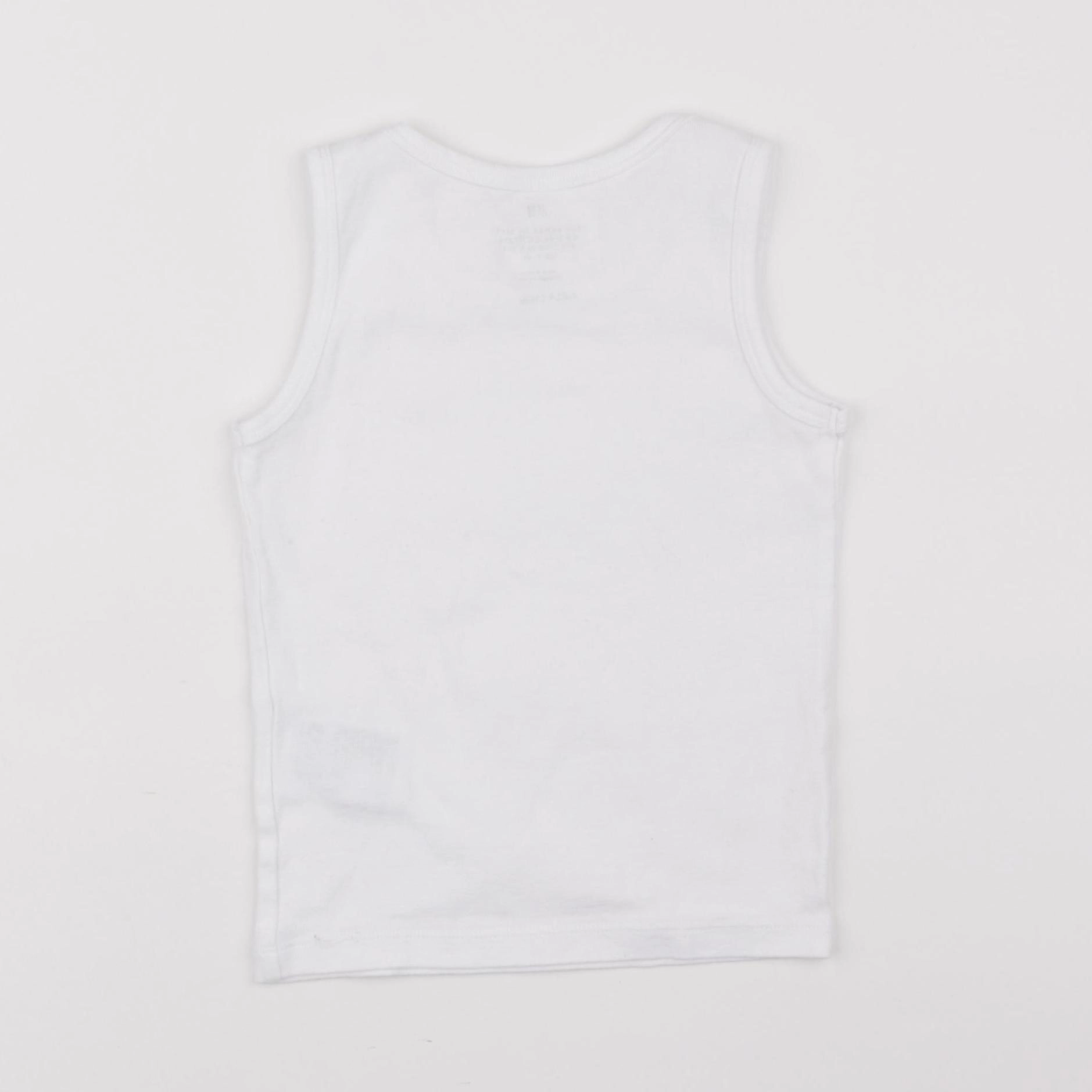 H&M - maillot de corps blanc - 2/4 ans