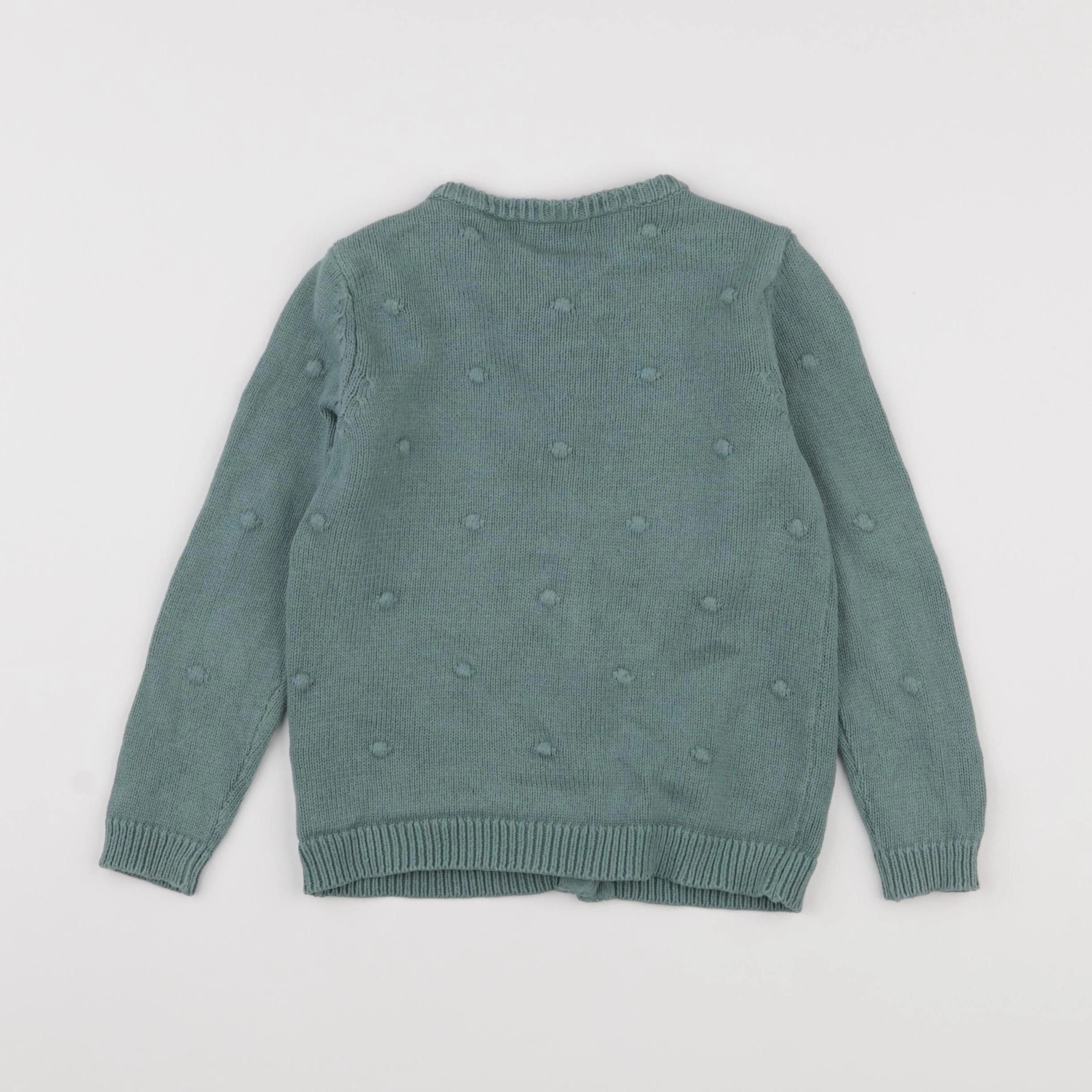 Vertbaudet - gilet vert - 4 ans