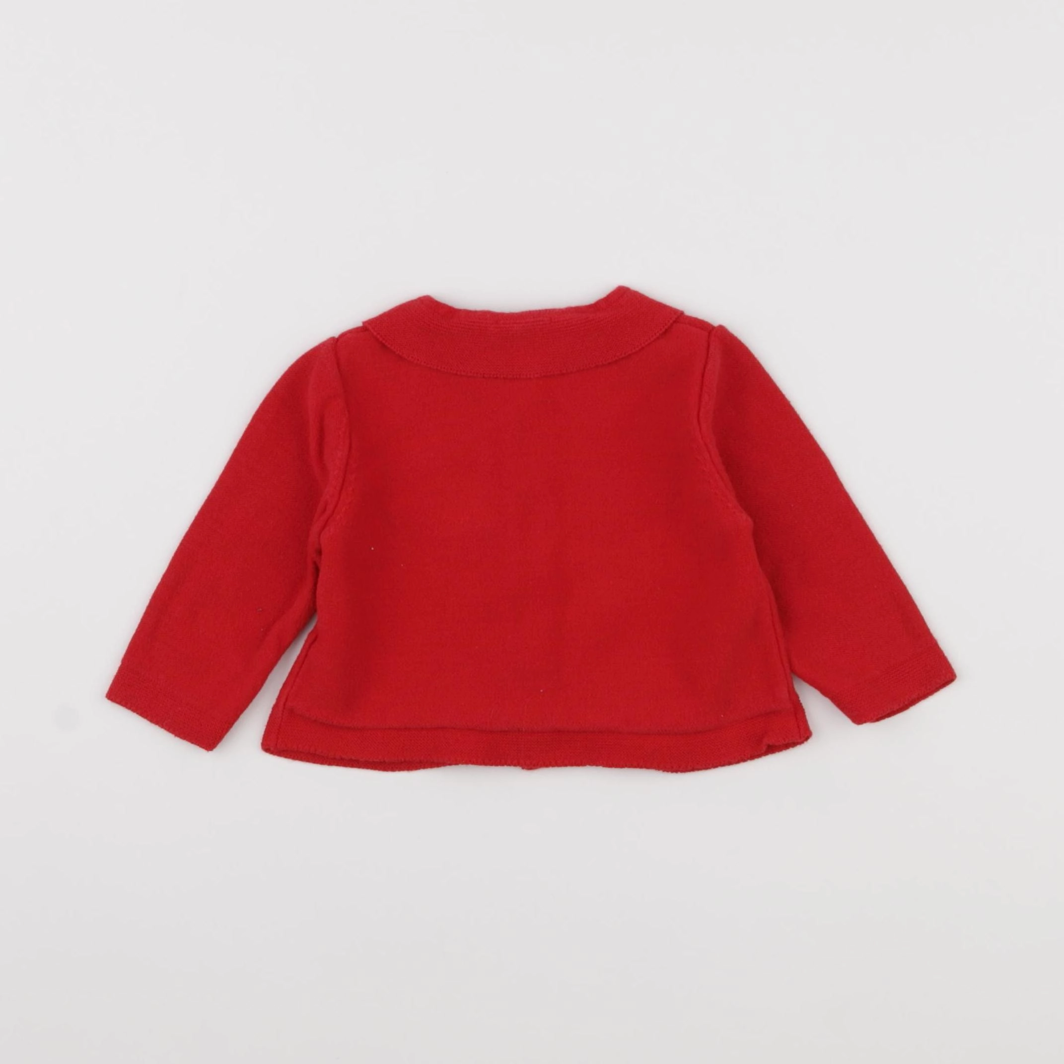 Boutchou - gilet rouge - 6 mois