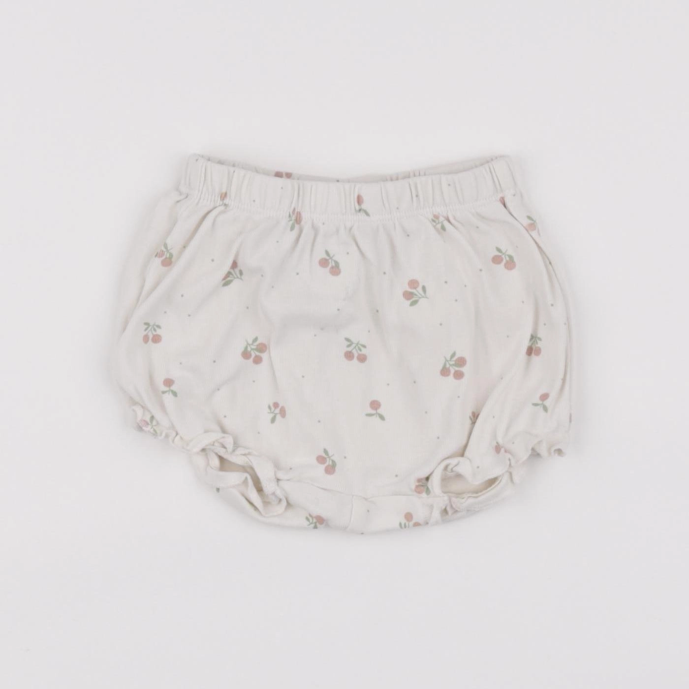 H&M - bloomer beige - 6/9 mois