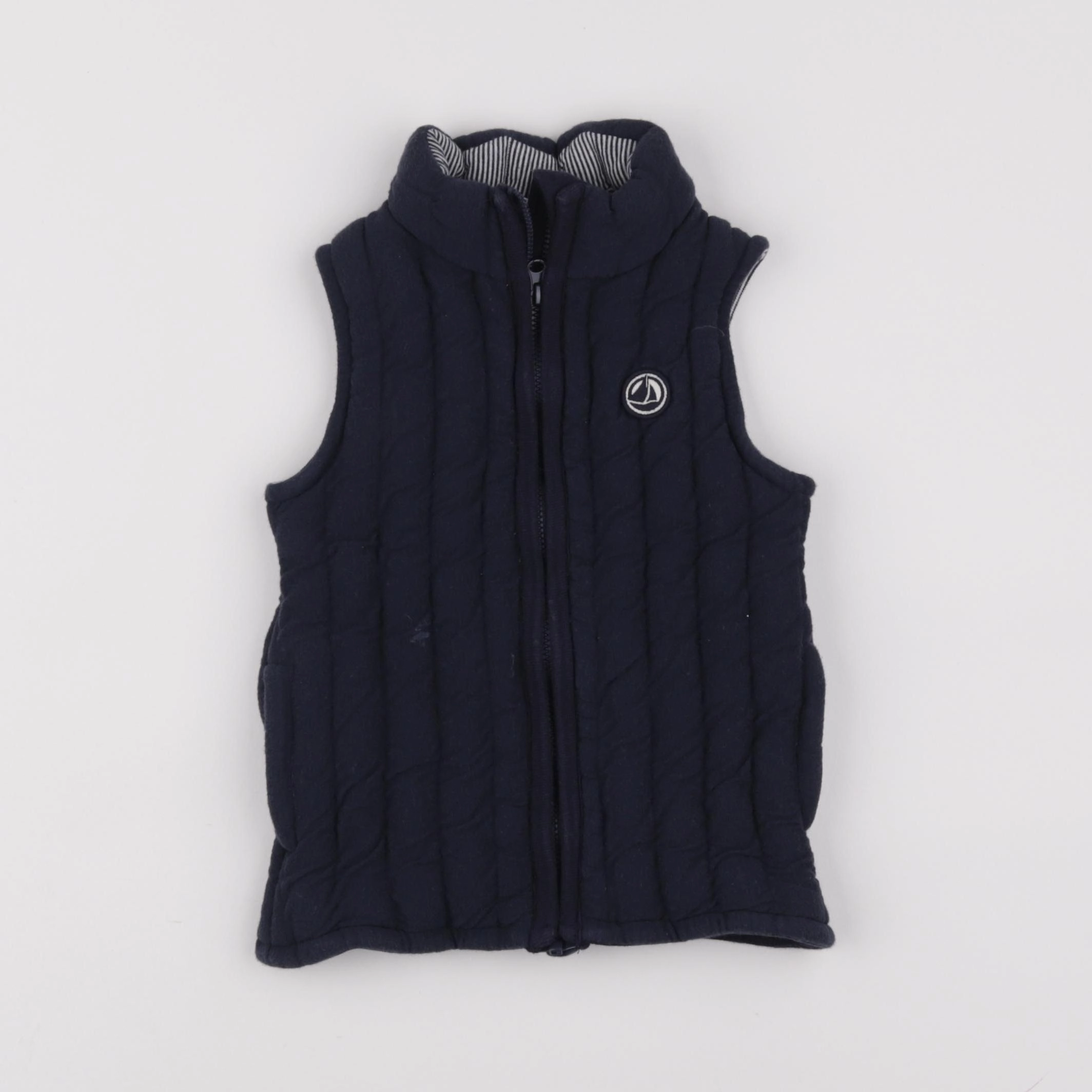 Petit Bateau - doudoune bleu - 4 ans
