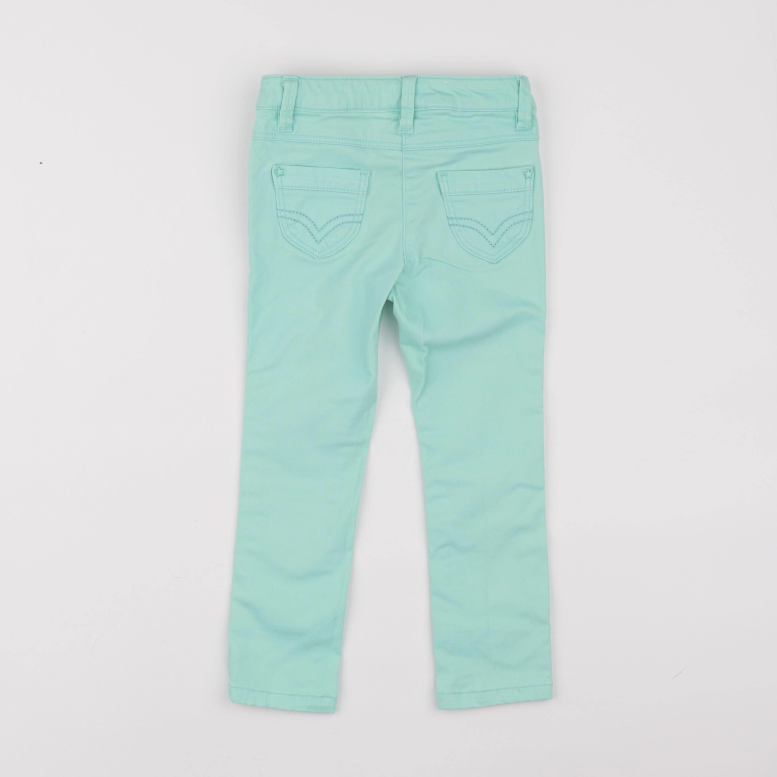 Vertbaudet - jean vert - 3 ans
