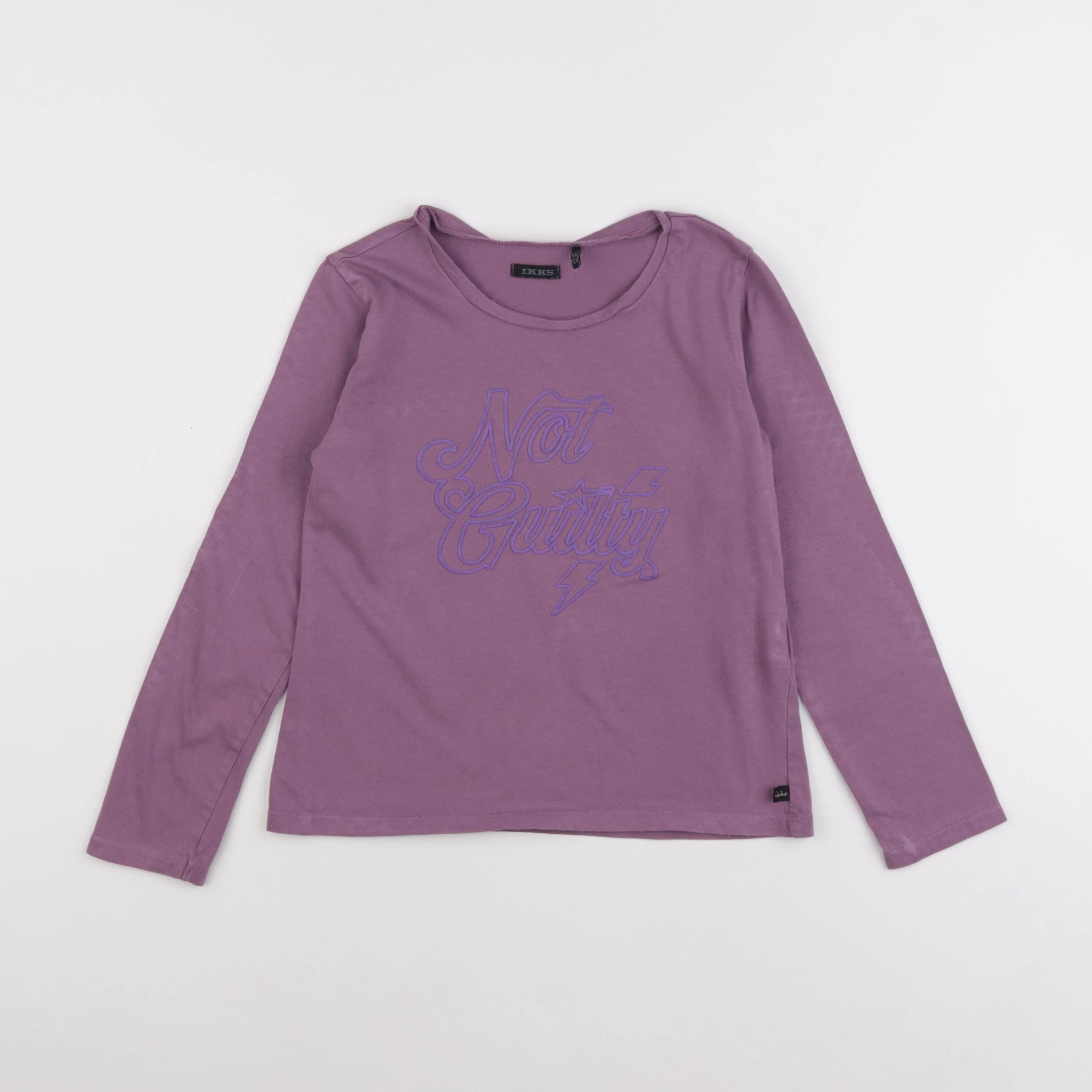 IKKS - tee-shirt violet - 8 ans