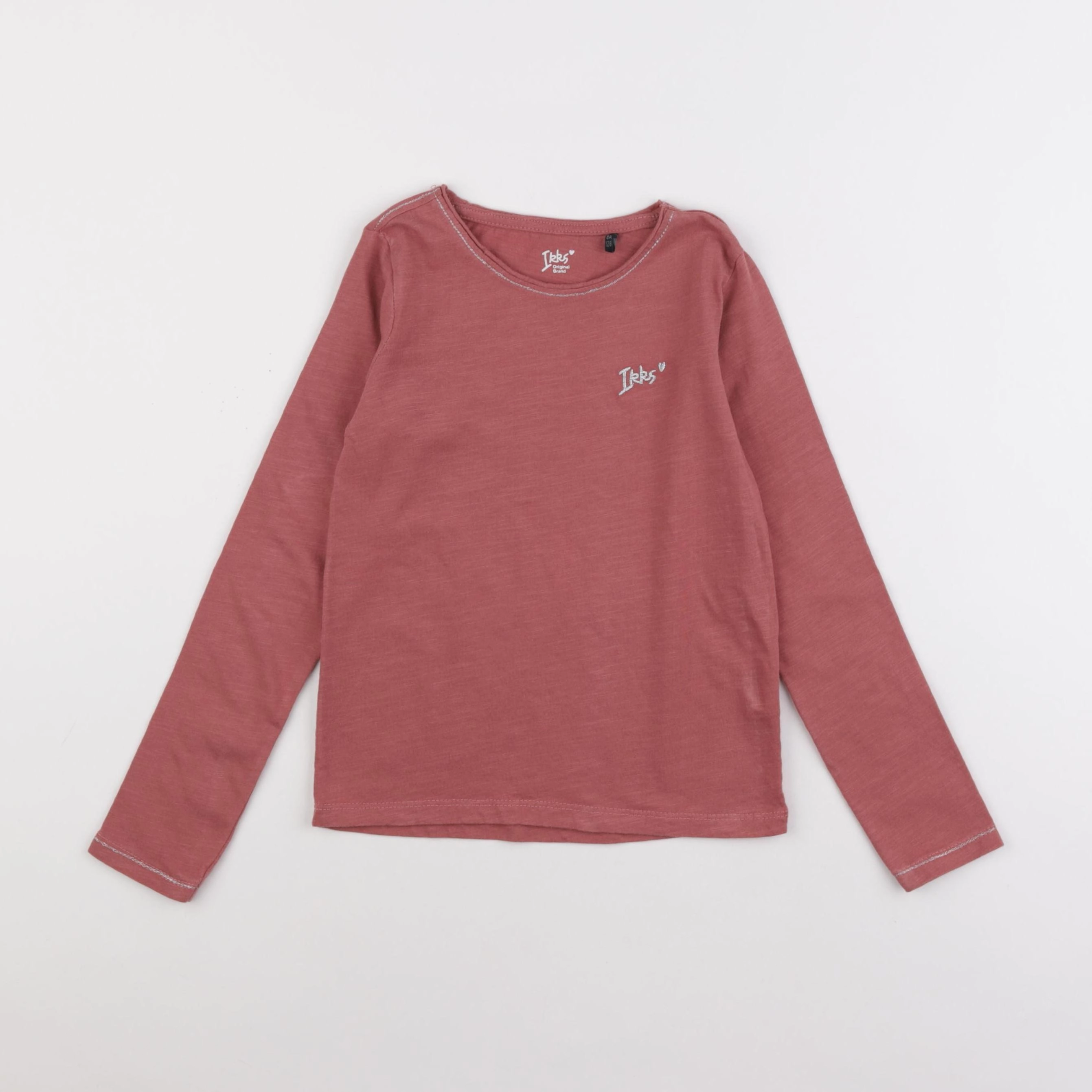 IKKS - tee-shirt rose - 8 ans