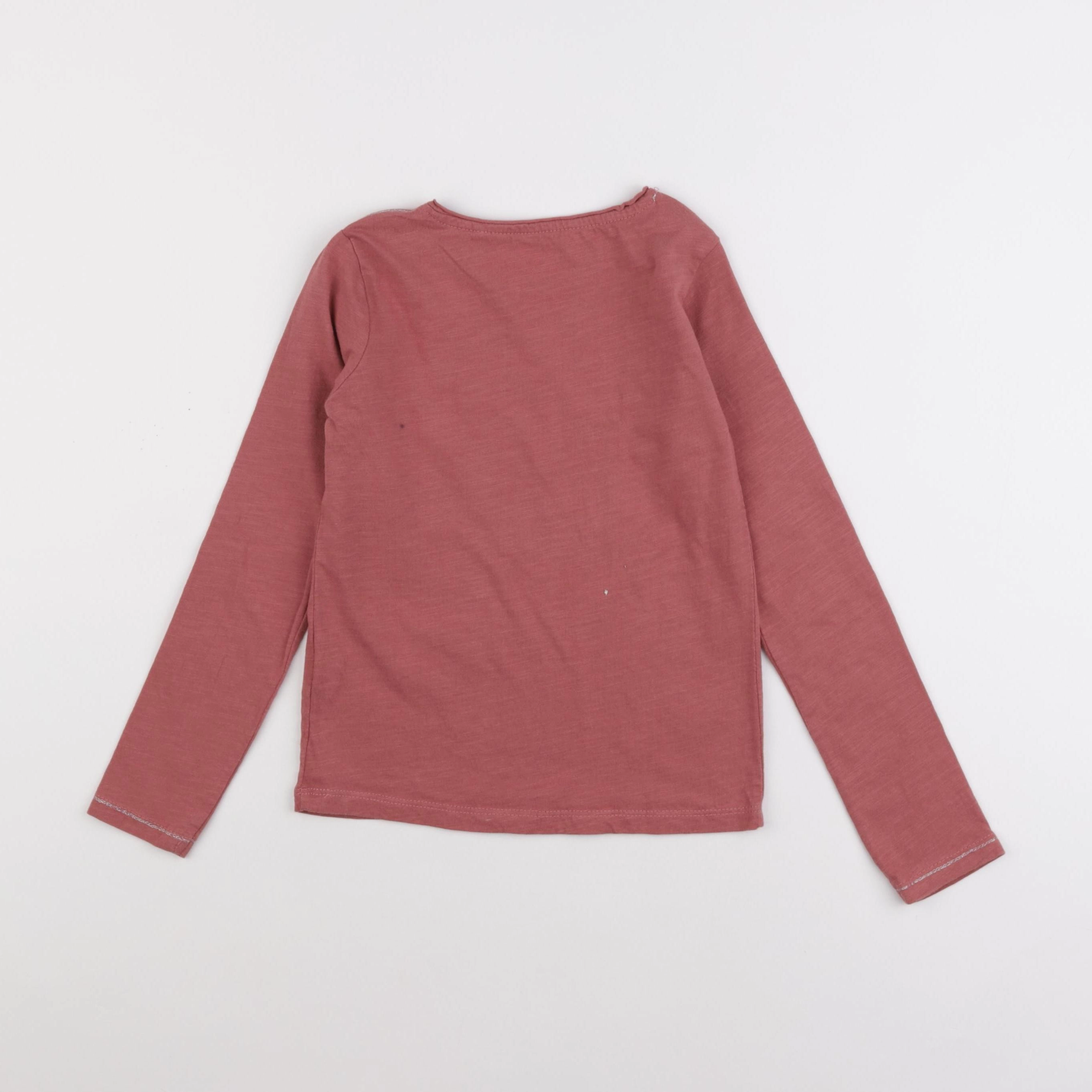 IKKS - tee-shirt rose - 8 ans