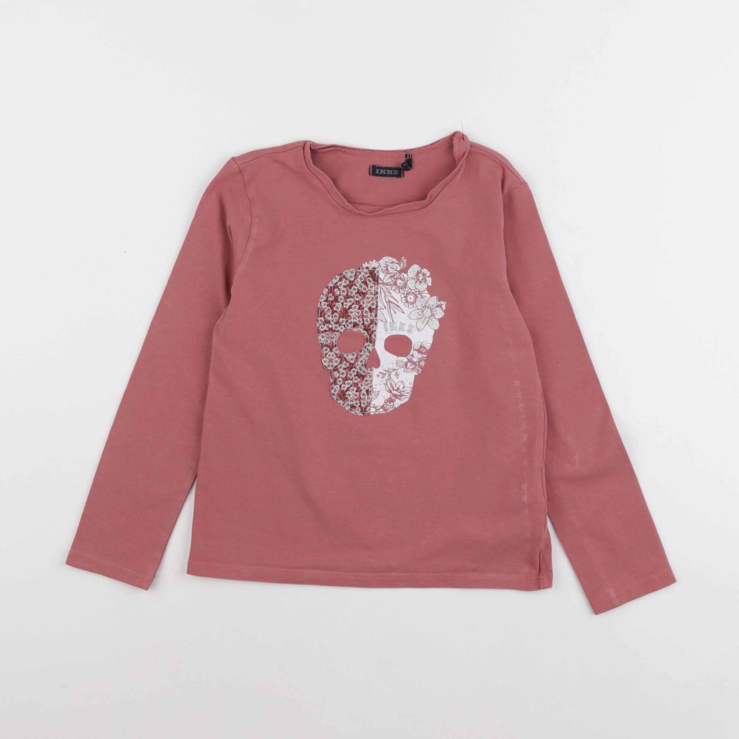 IKKS - tee-shirt rose - 8 ans