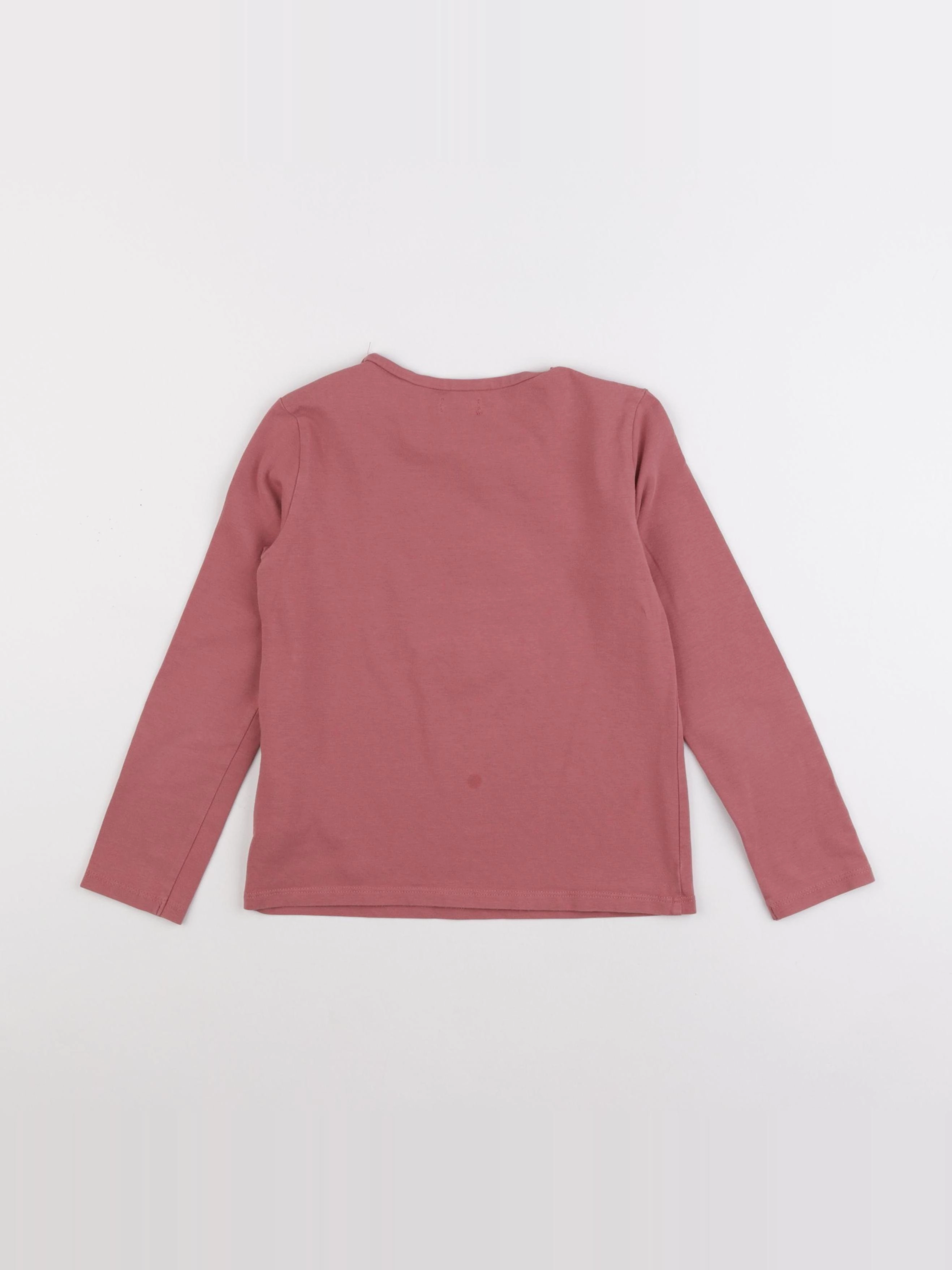 IKKS - tee-shirt rose - 8 ans