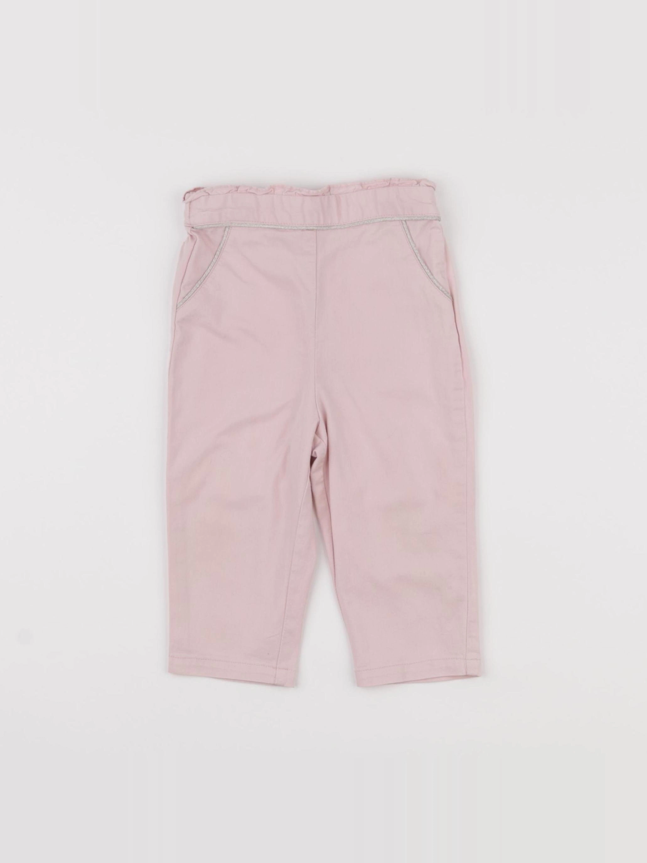 Eden & Victor - pantalon rose - 12 mois