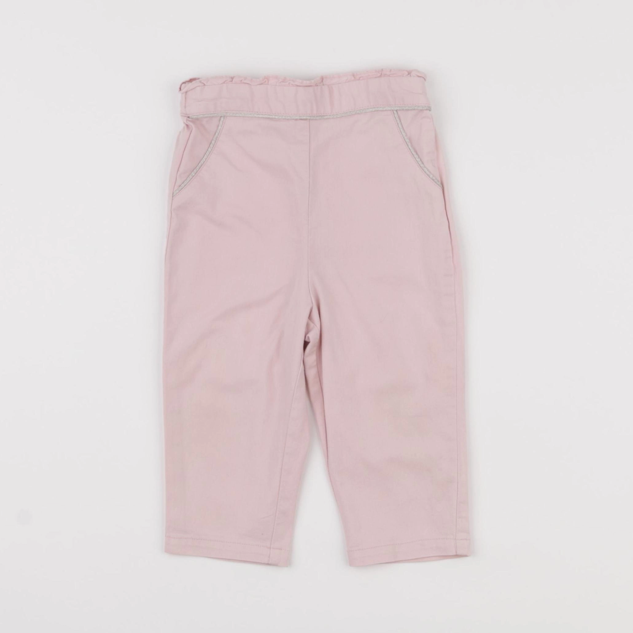 Eden & Victor - pantalon rose - 12 mois