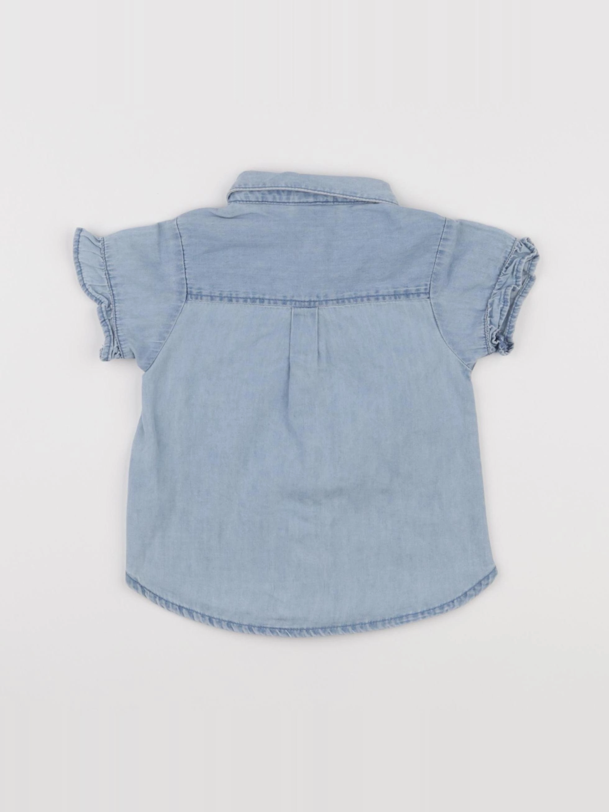 Tape à l'oeil - blouse bleu - 12 mois