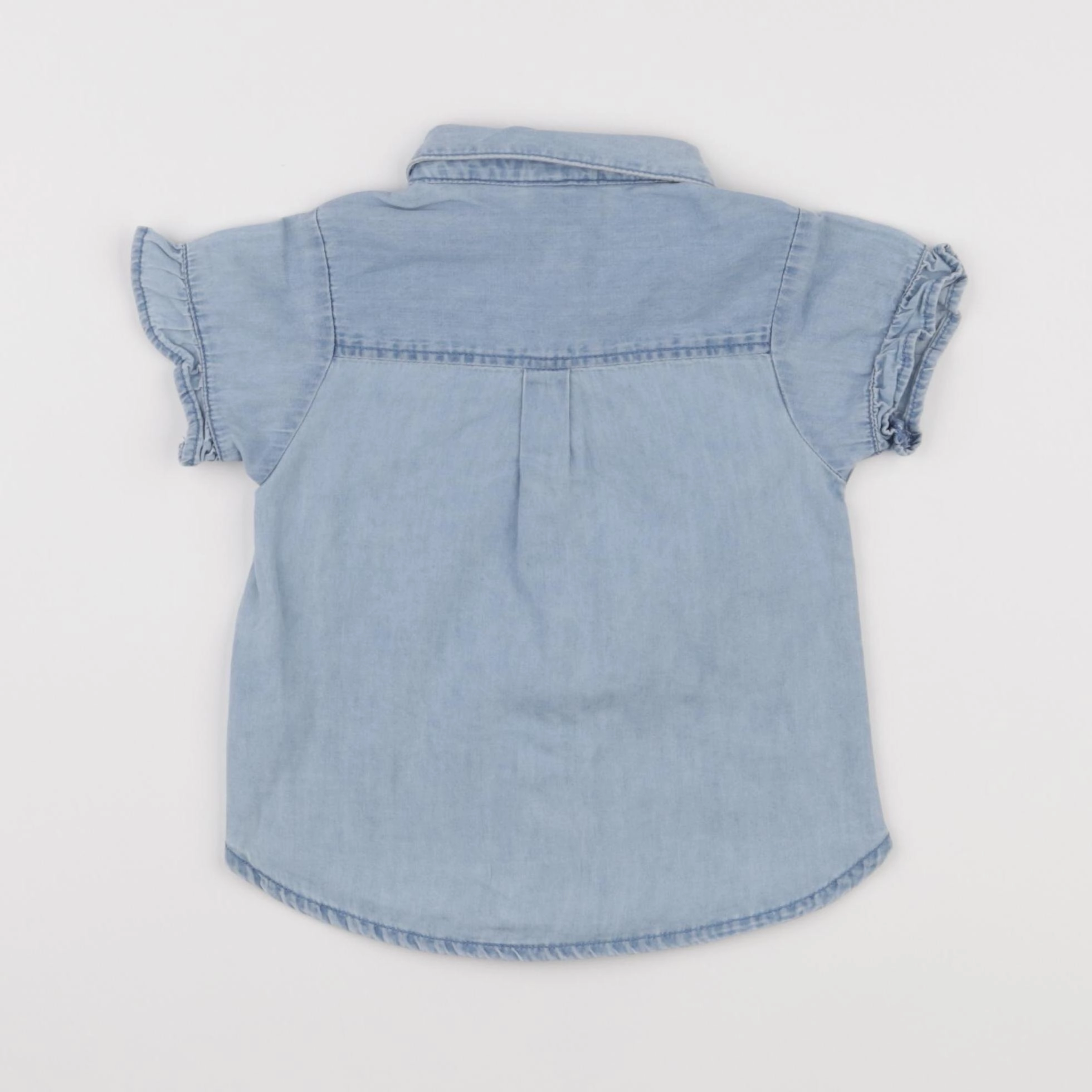 Tape à l'oeil - blouse bleu - 12 mois