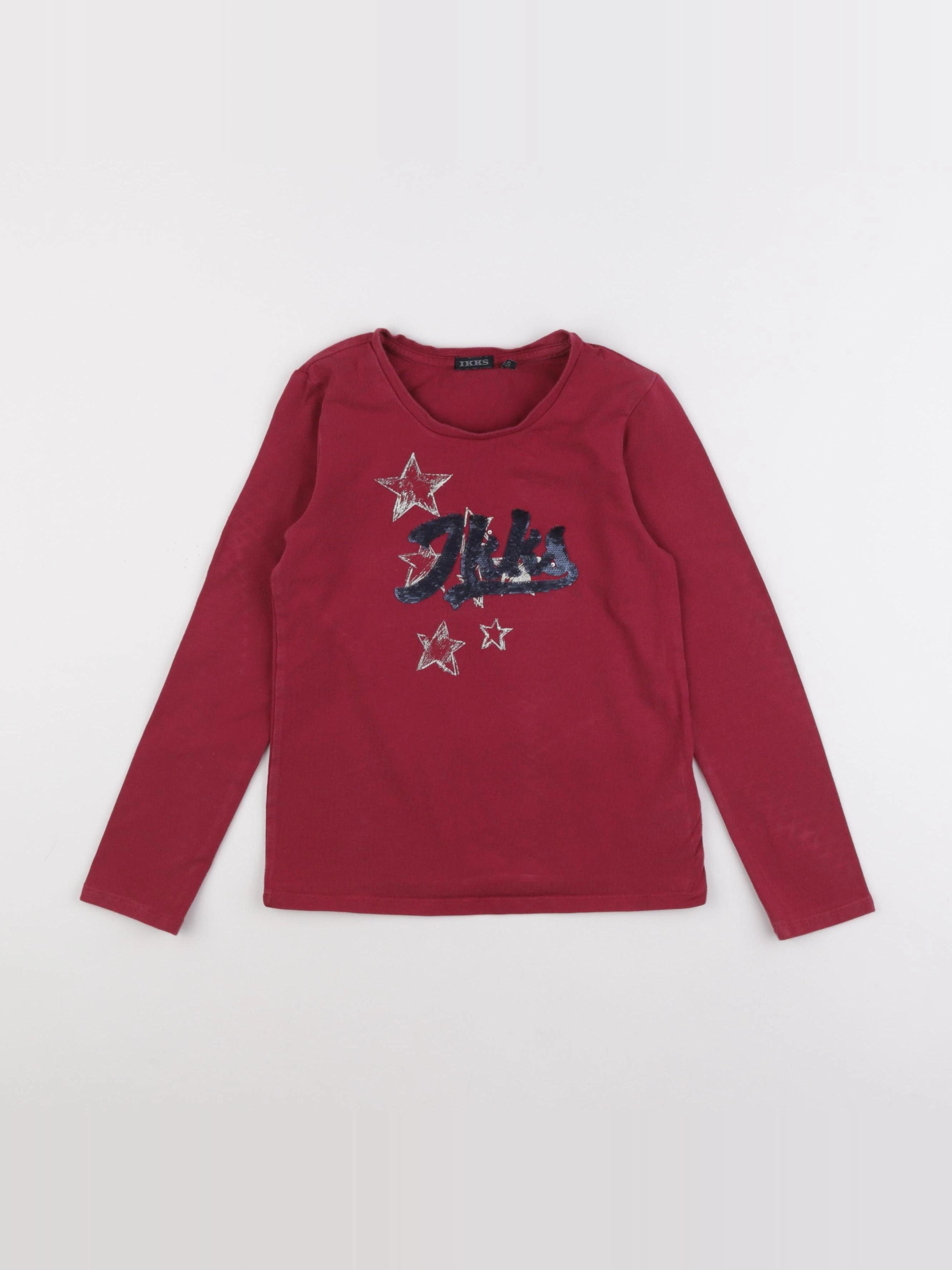 IKKS - tee-shirt rouge - 8 ans