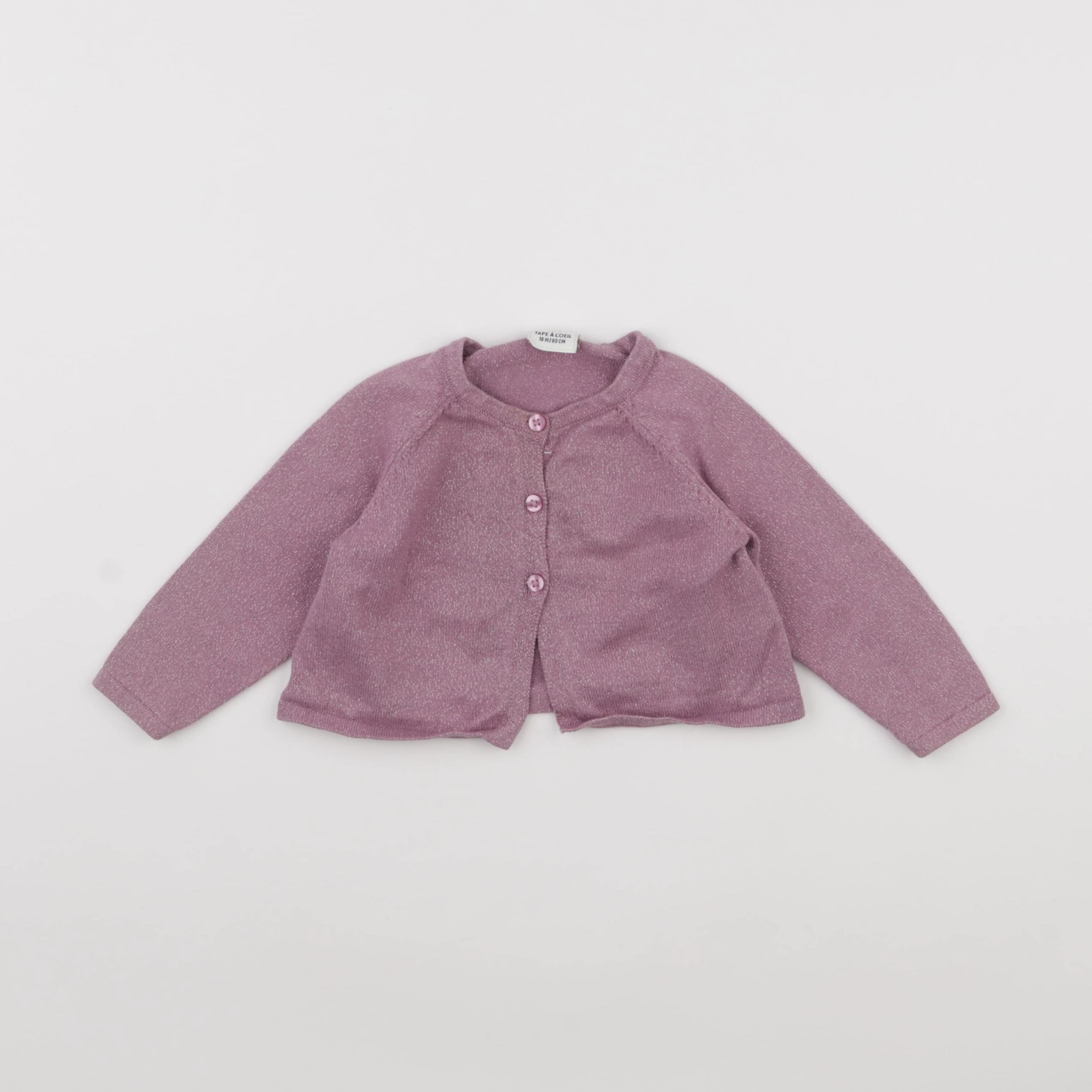 Tape à l'oeil - gilet violet - 18 mois