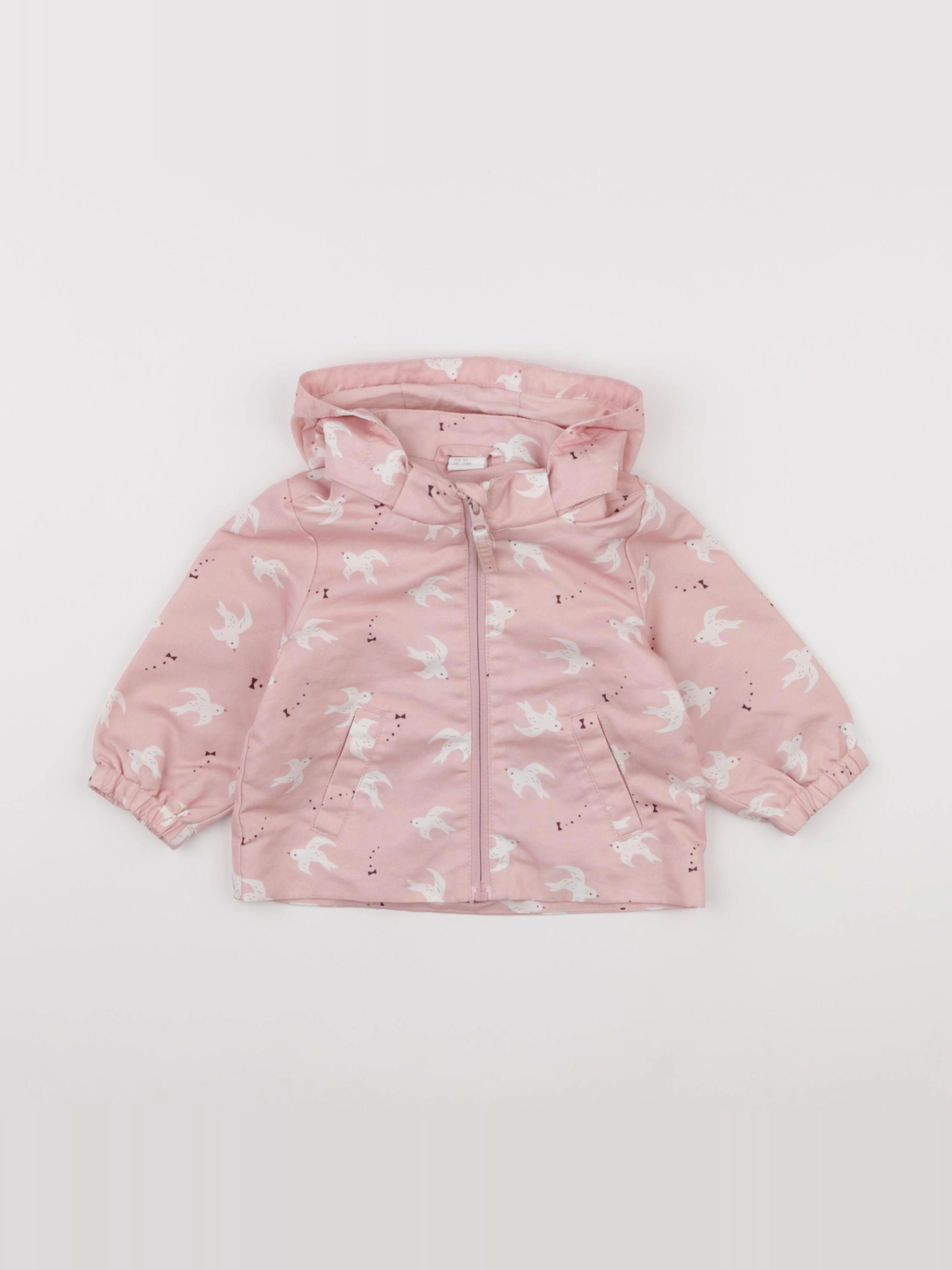 H&M - veste rose - 3/6 mois