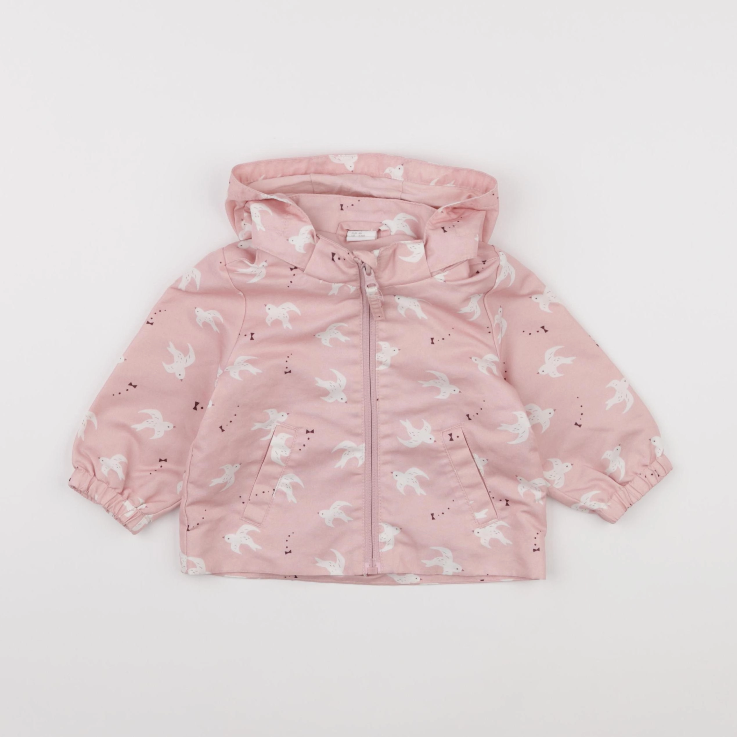 H&M - veste rose - 3/6 mois