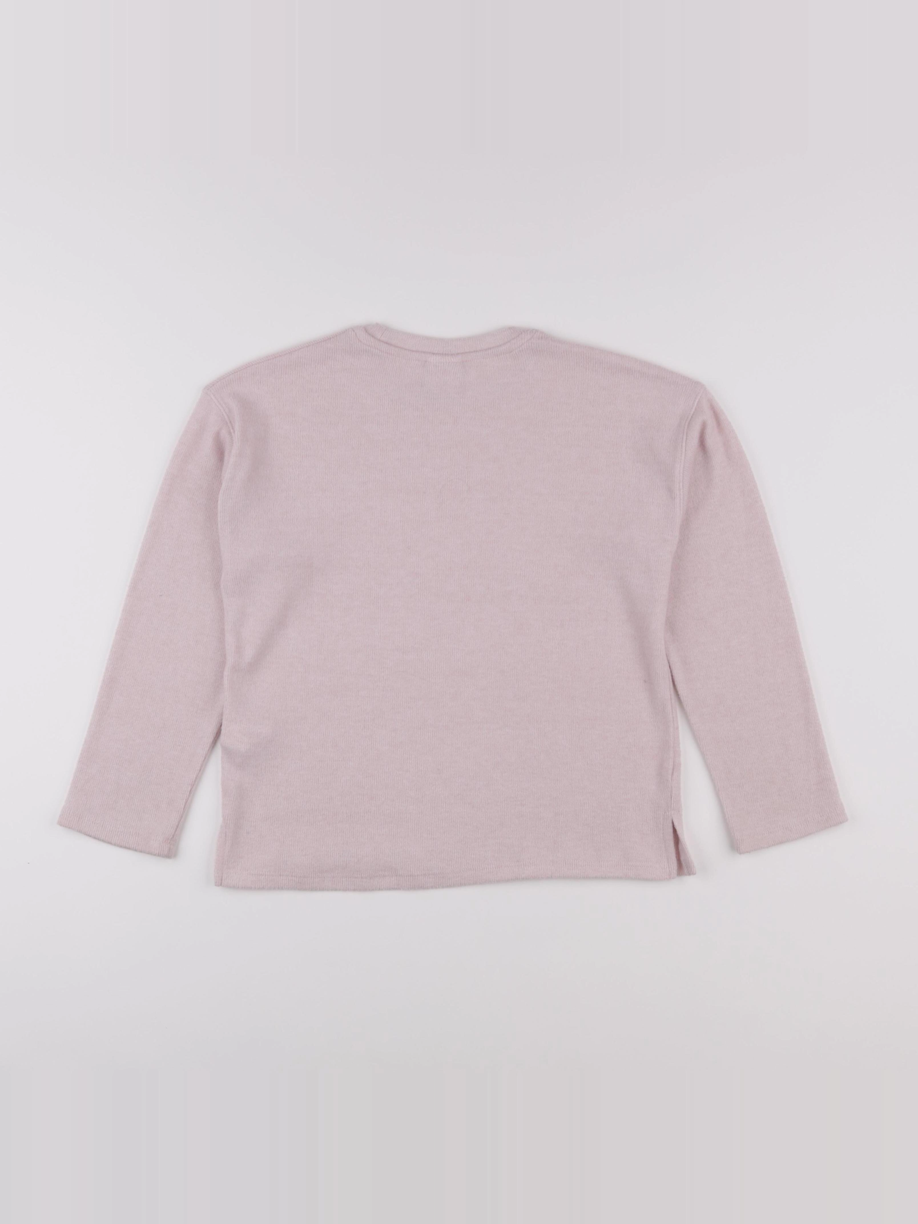 Zara - pull rose - 8/9 ans