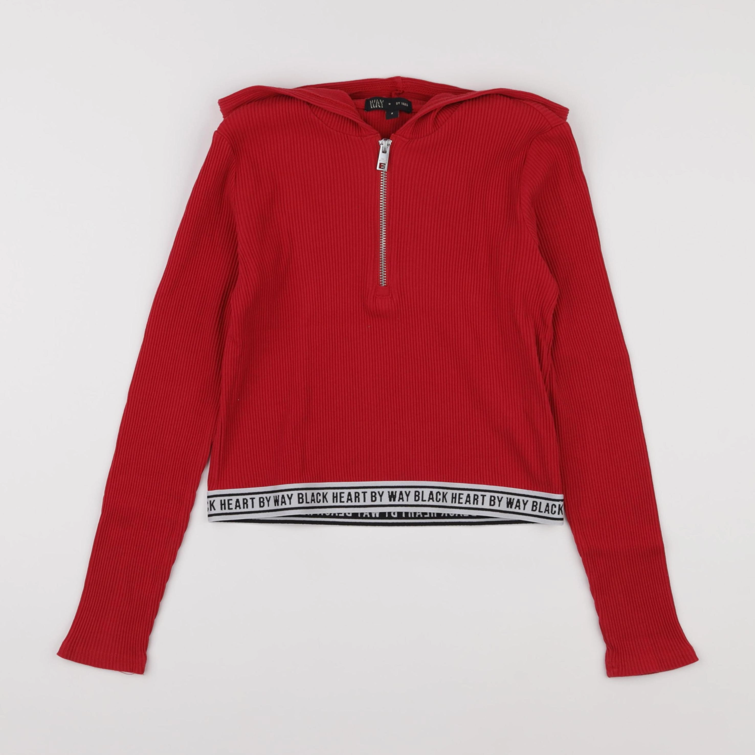 IKKS - sweat rouge - 14 ans