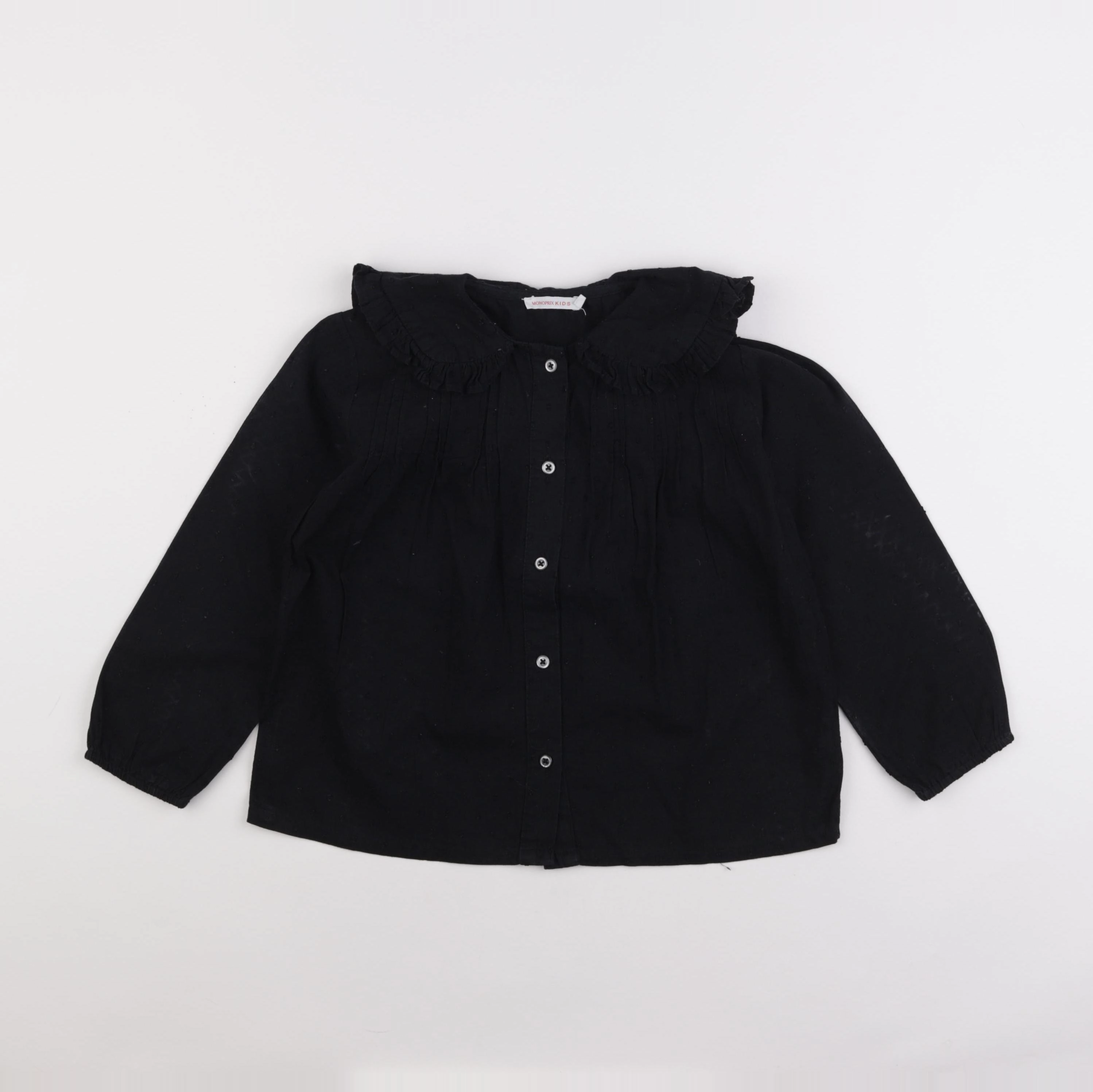 Monoprix - blouse noir - 6 ans