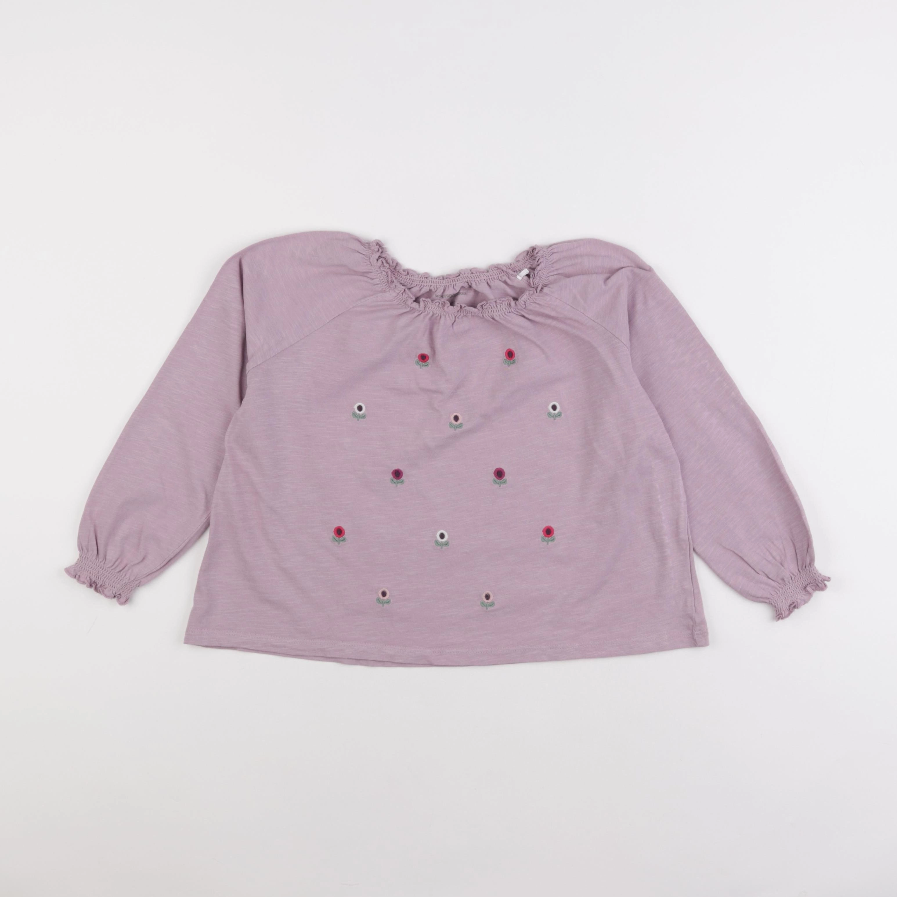 Monoprix - tee-shirt violet - 8 ans