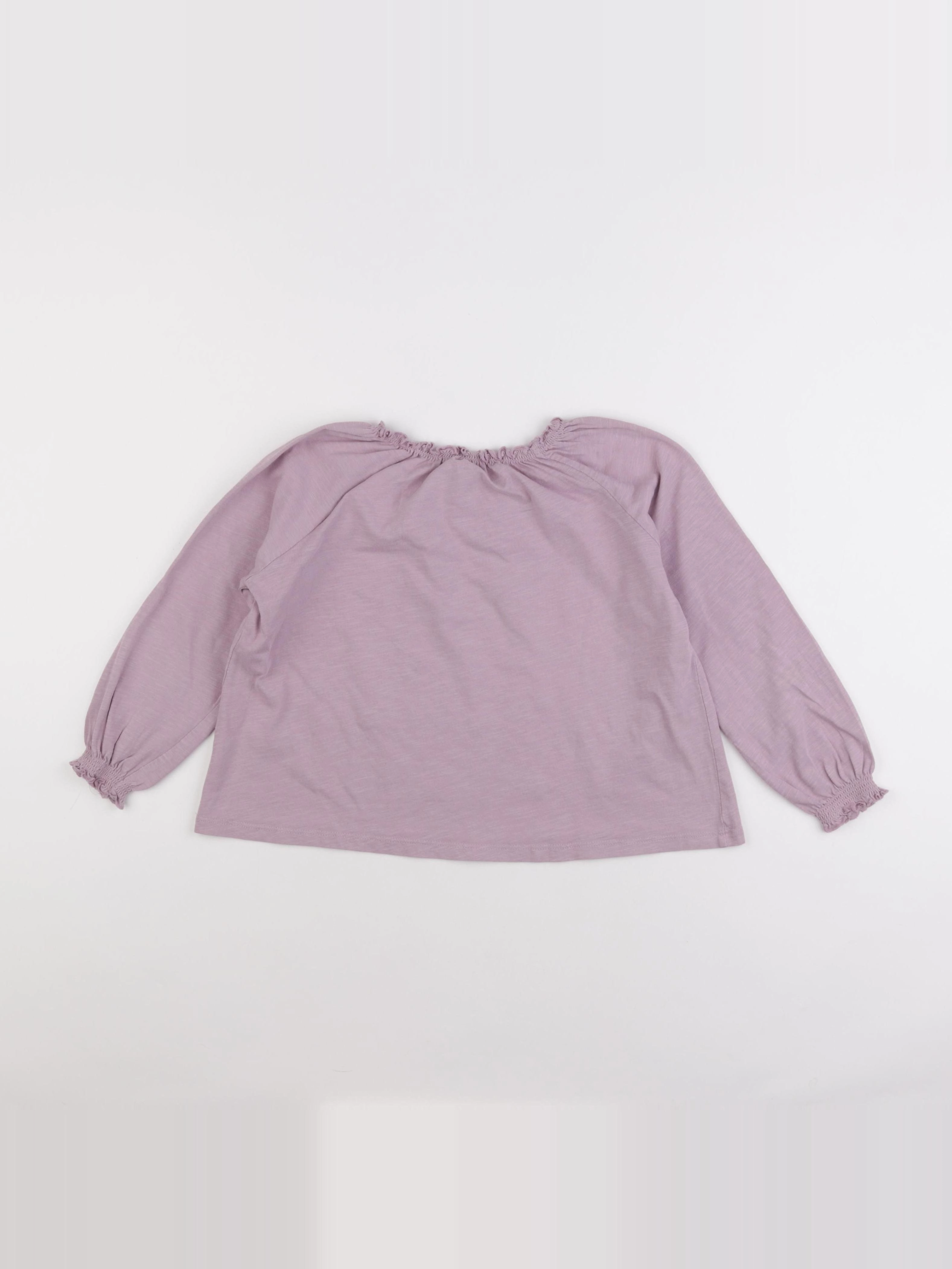 Monoprix - tee-shirt violet - 8 ans