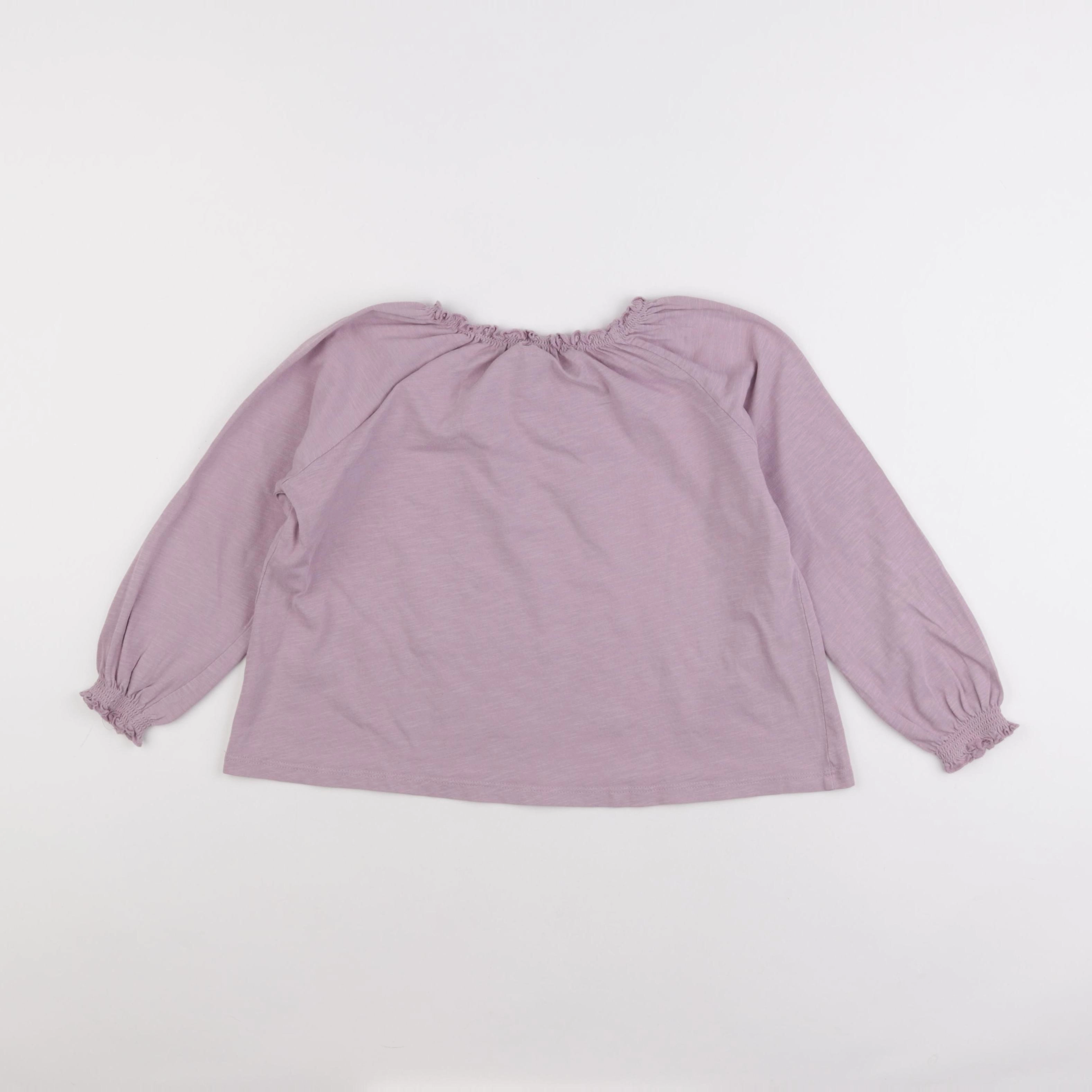 Monoprix - tee-shirt violet - 8 ans