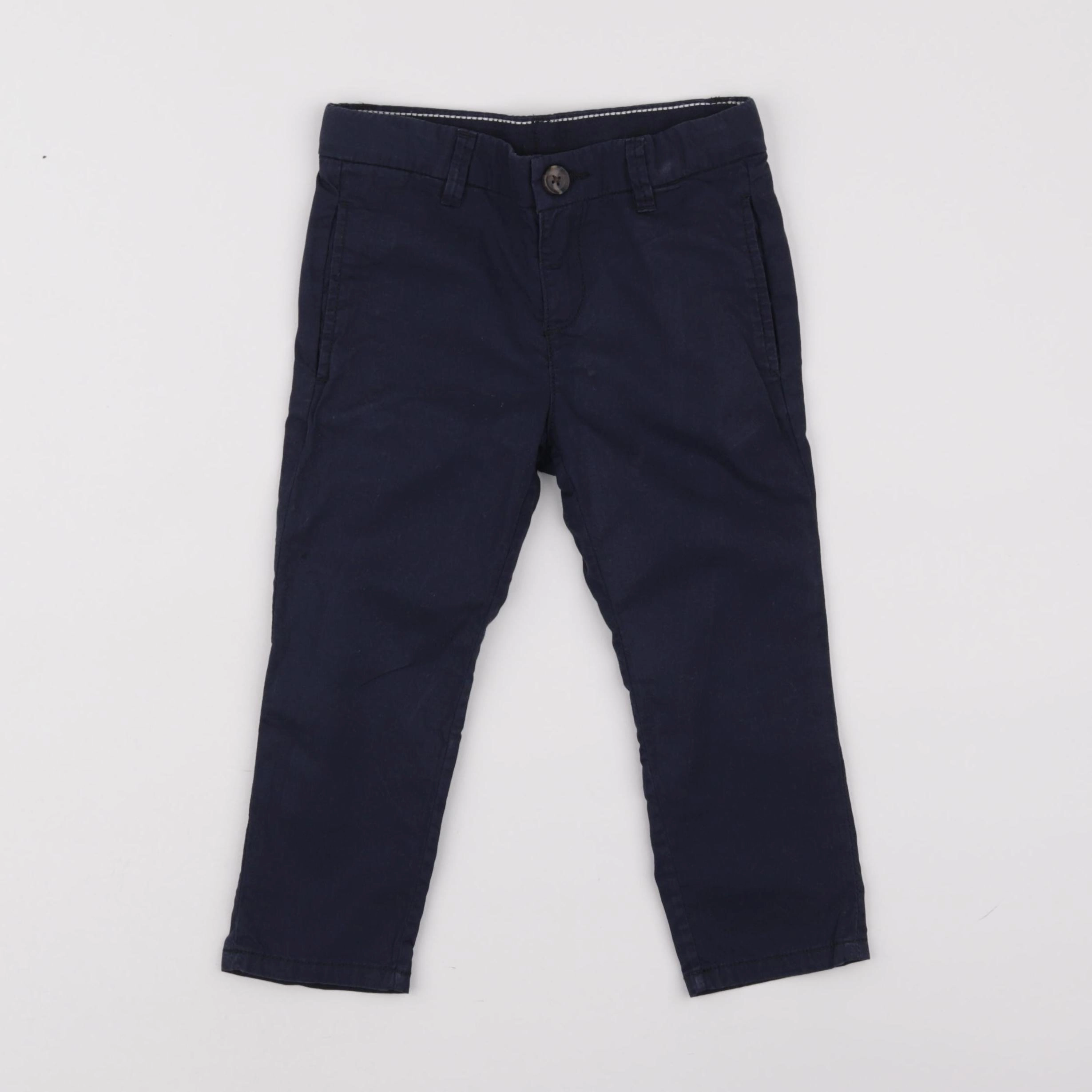 H&M - pantalon bleu - 18/24 mois