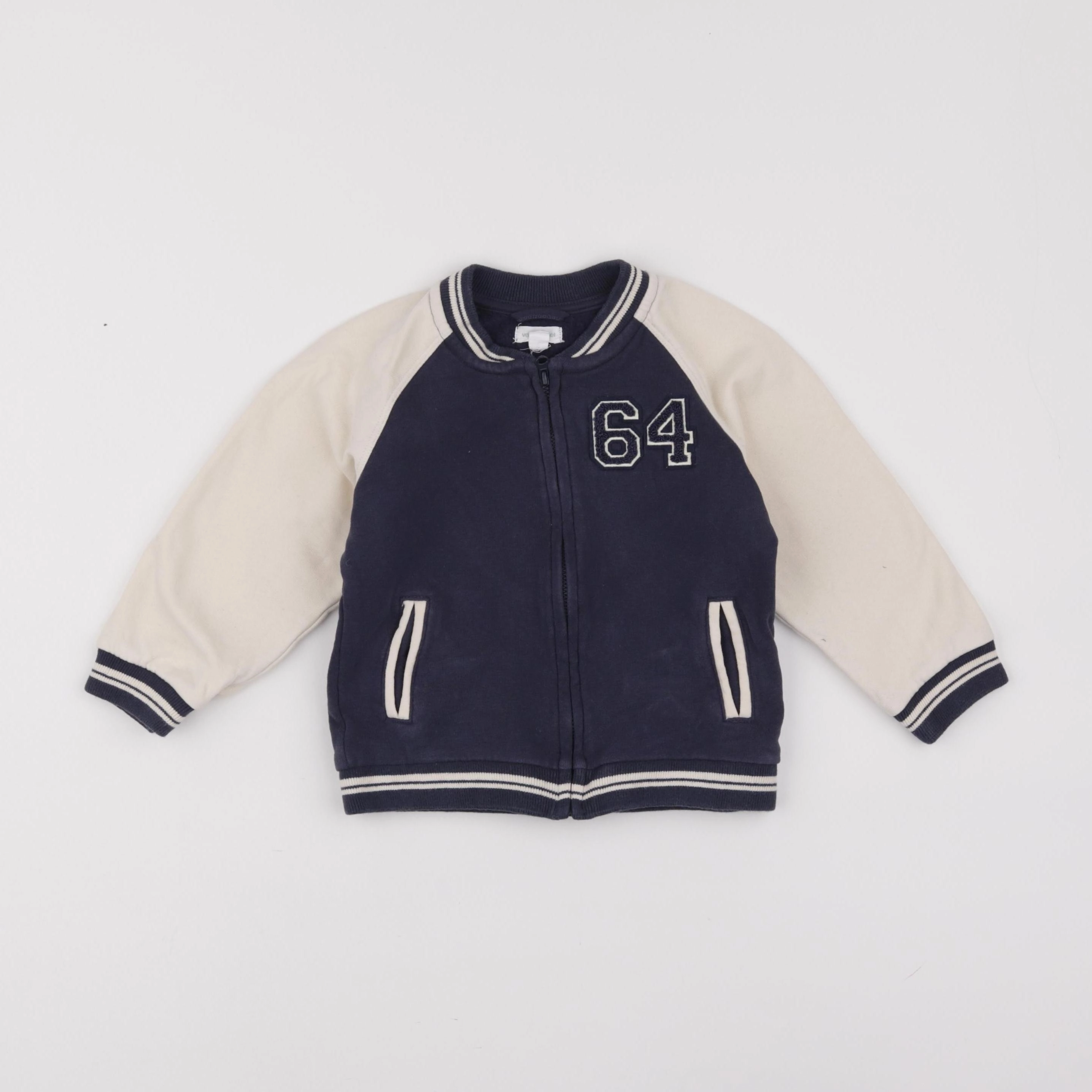 Vertbaudet - veste bleu - 36 mois