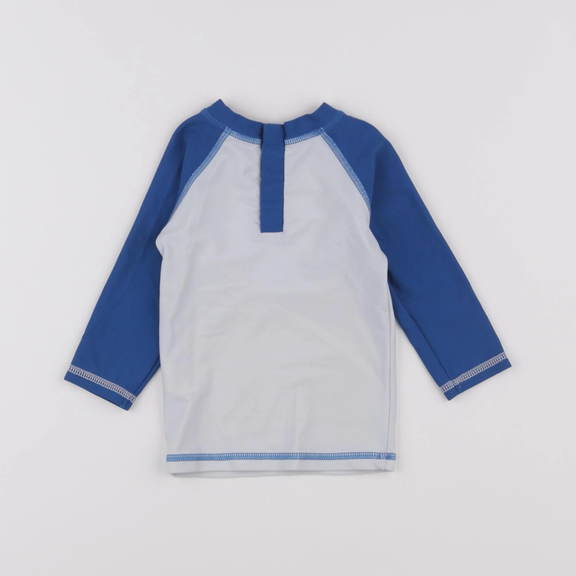 Petit Bateau - tee-shirt de bain bleu, blanc - 18 mois