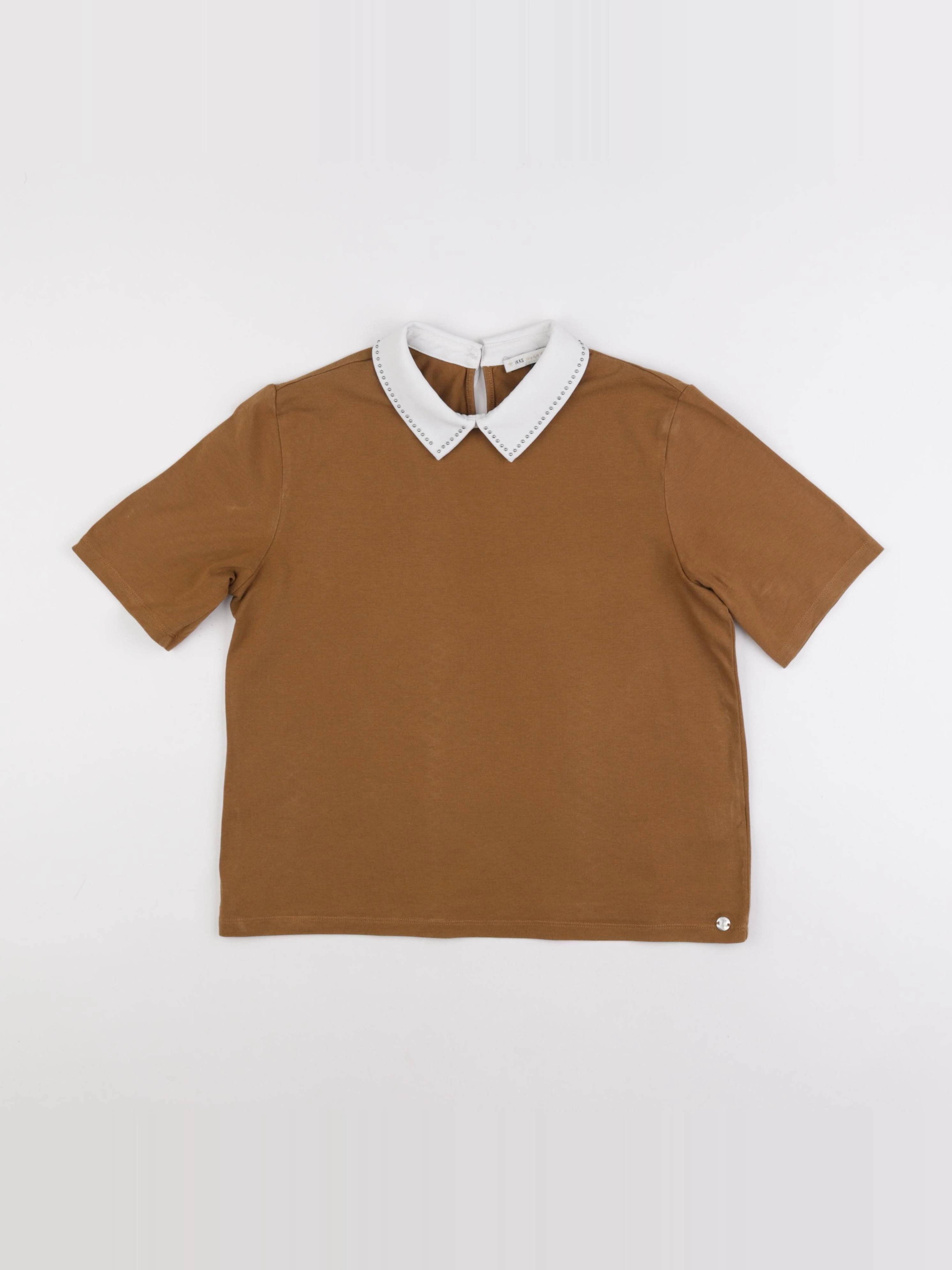 IKKS - tee-shirt marron - 14 ans