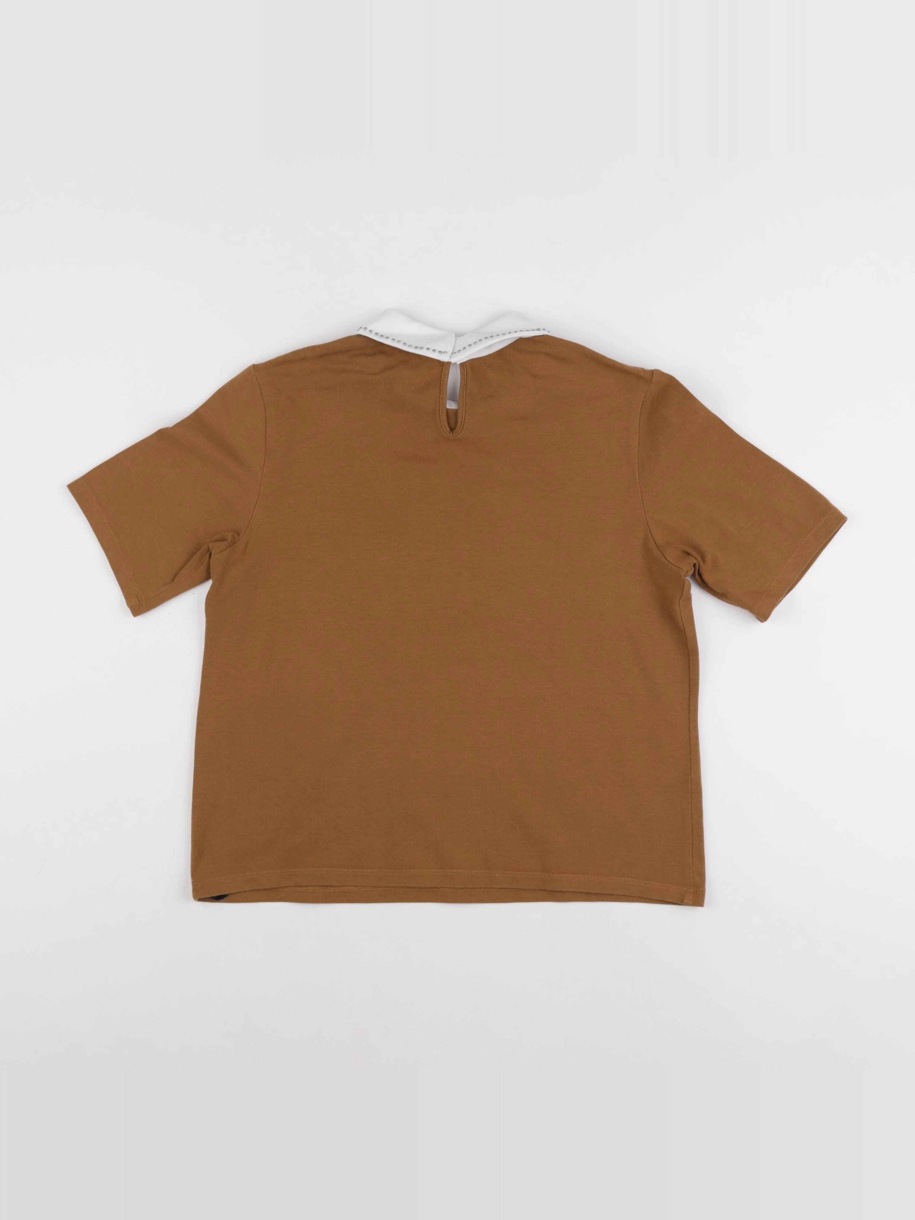 IKKS - tee-shirt marron - 14 ans