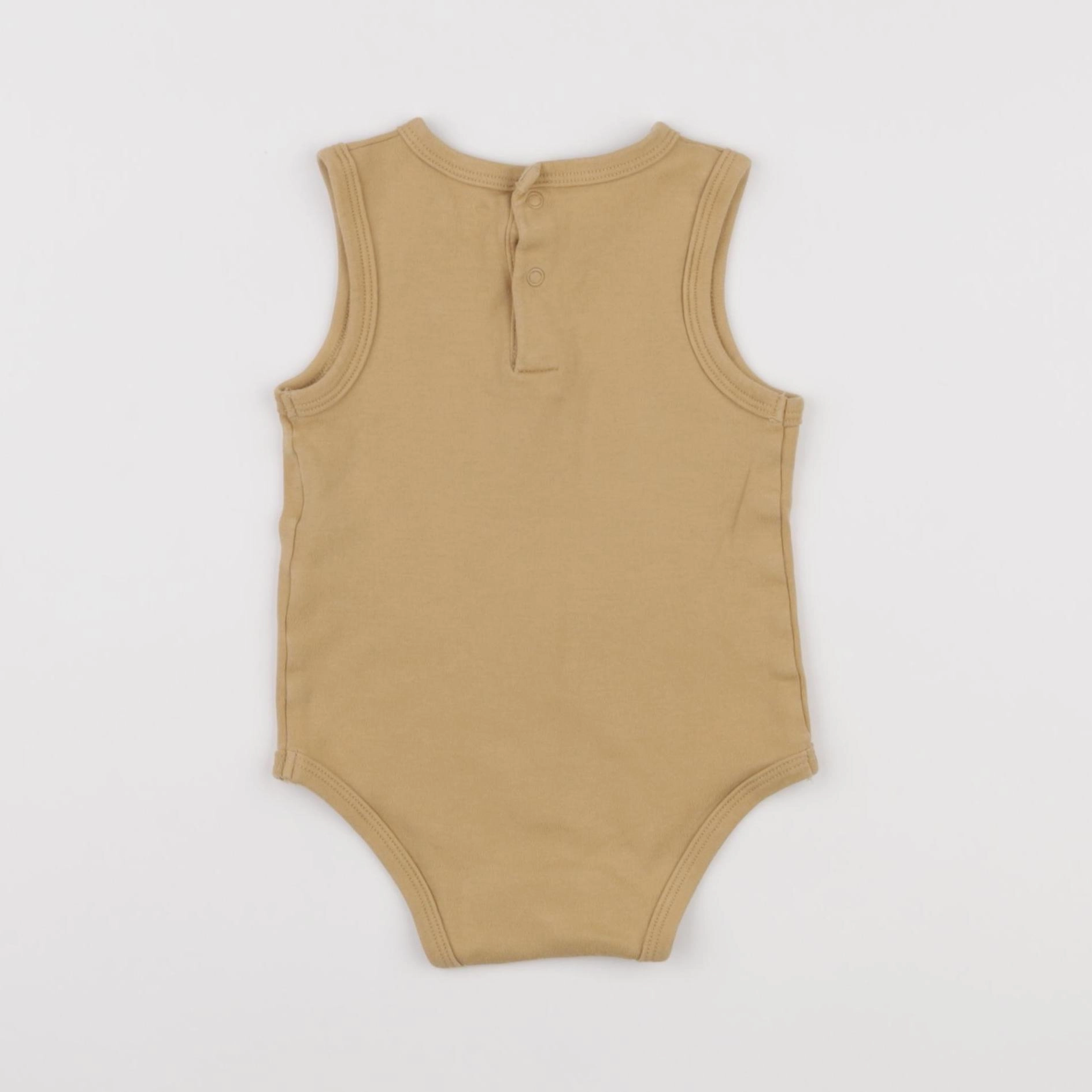 Vertbaudet - body beige - 12 mois