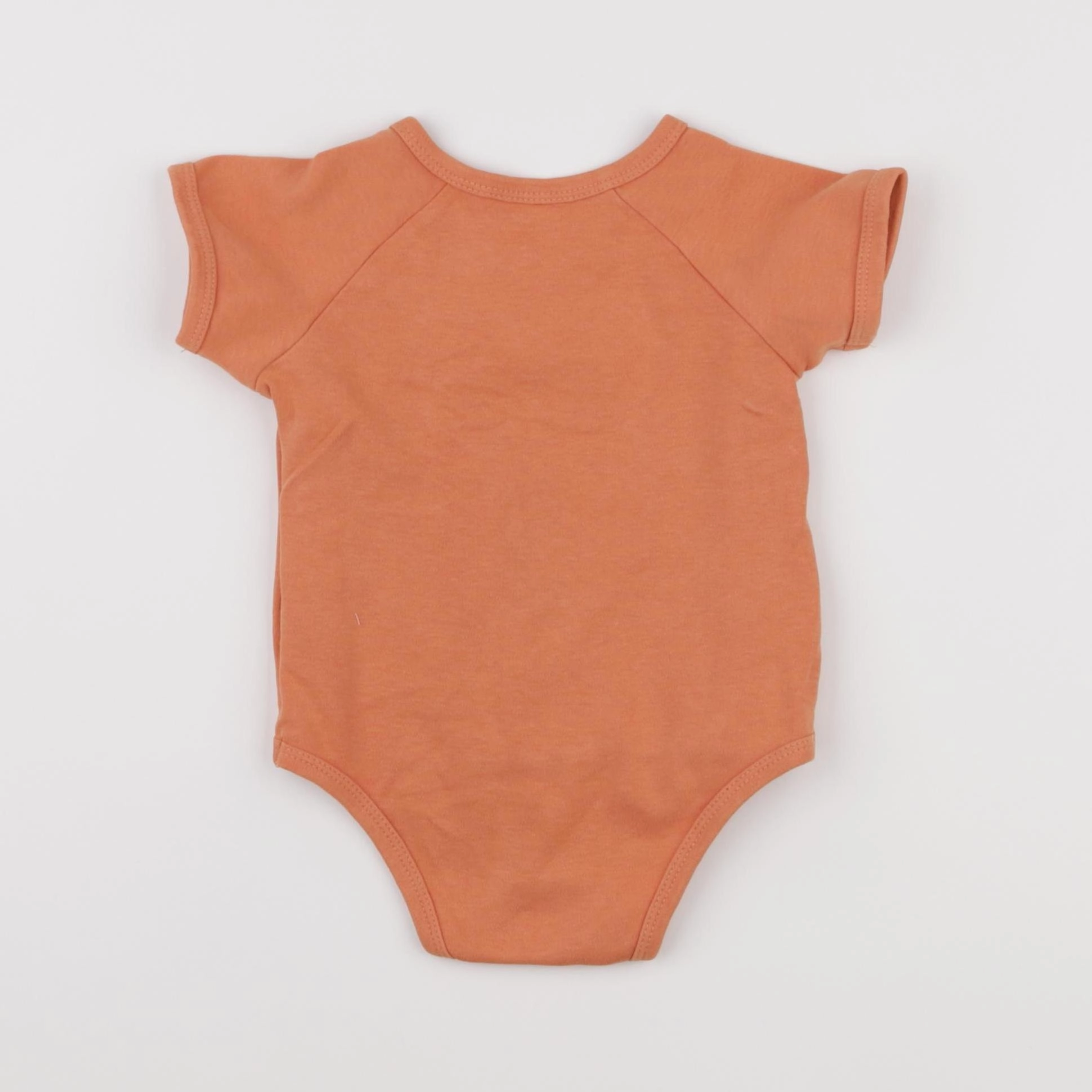 Vertbaudet - body orange - 12 mois