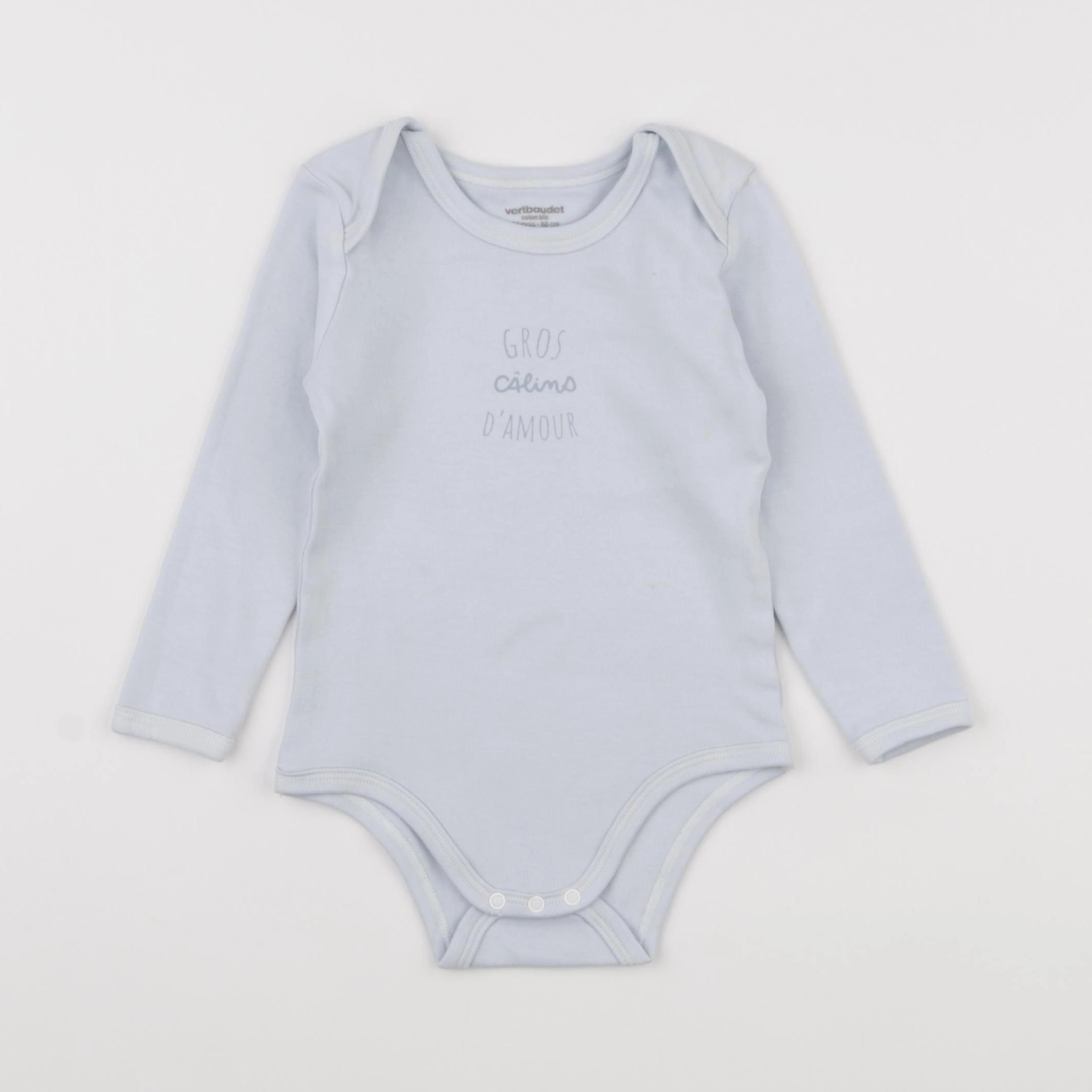 Vertbaudet - body bleu - 24 mois